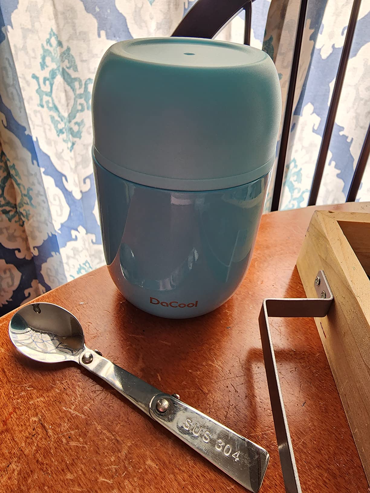 DaCool Stainless Vacuum Insulated Food Jar - 16 Ounce Thermo for Hot & Cold Food, Perfect for School, Work, Picnic & Outdoors - Purple customer photo 1