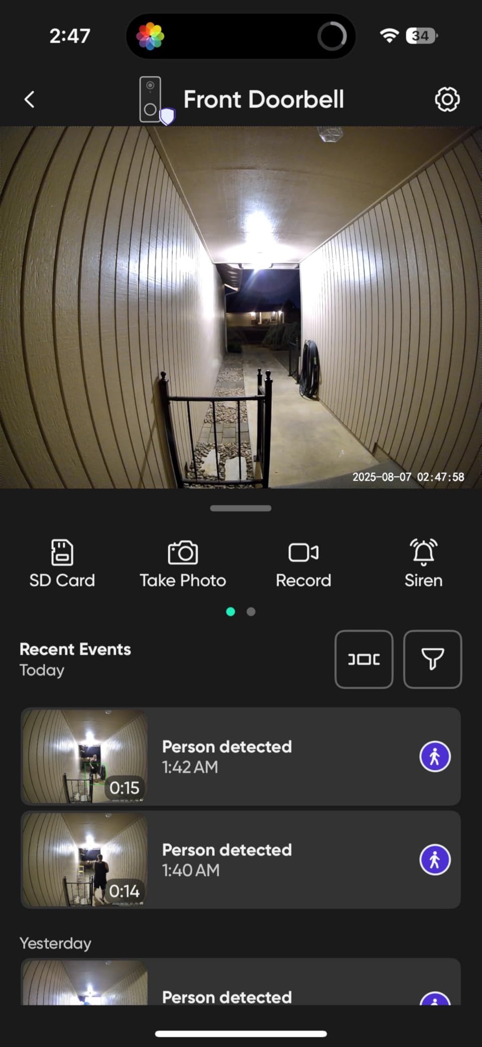 WYZE Wired Doorbell Camera v2 (Existing Doorbell Wiring Required), 2K HD | Security Video Doorbell, Color Night Vision, 2-Way Audio, Package Monitor, Works with Alexa & Google Assistant customer photo 2