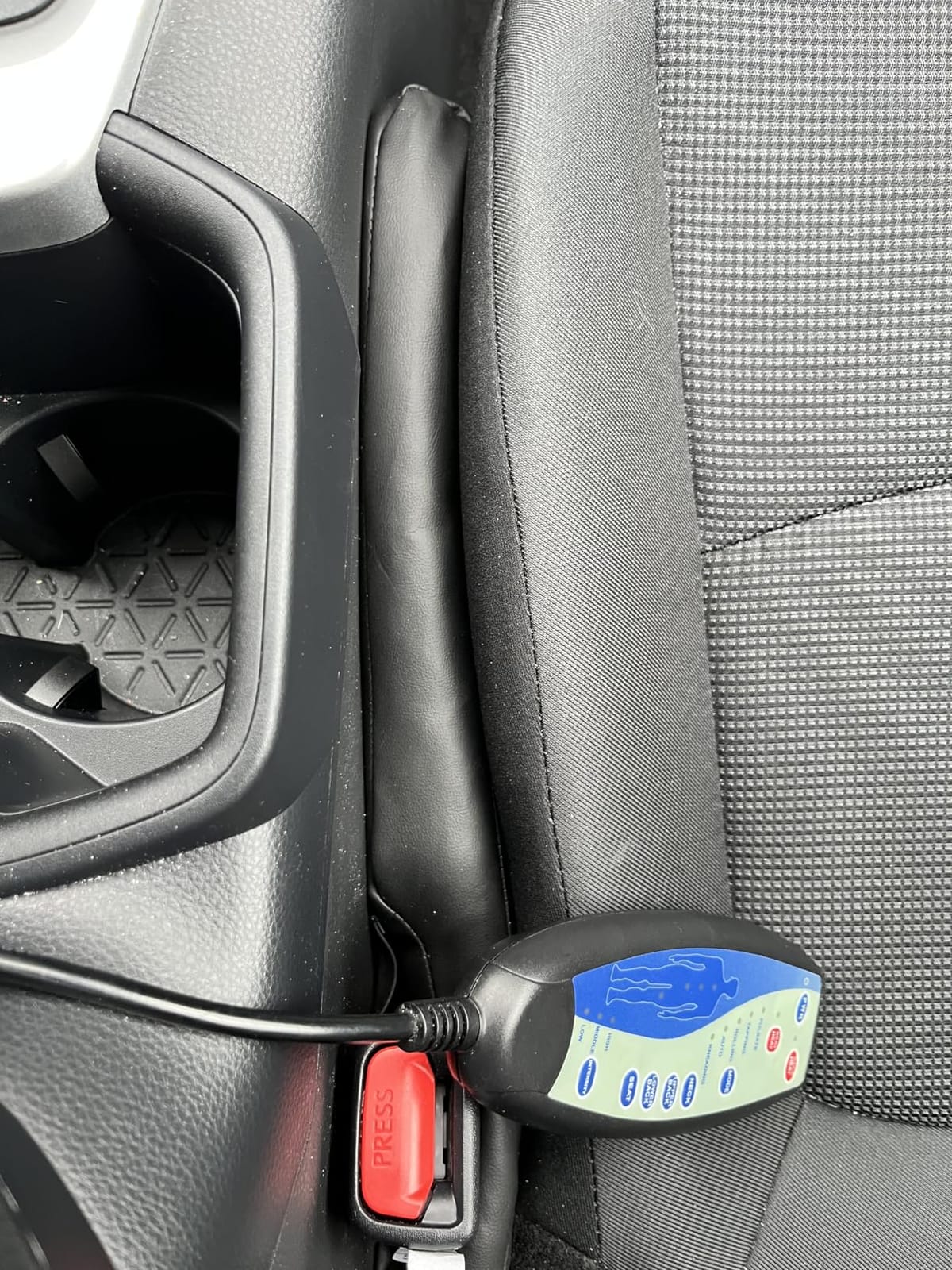 Leather Car Seat Gap Filler Universal for Car Truck SUV to Block The Gap Between Seat and Console Stop Things from Dropping 2 Sets Black customer photo 2