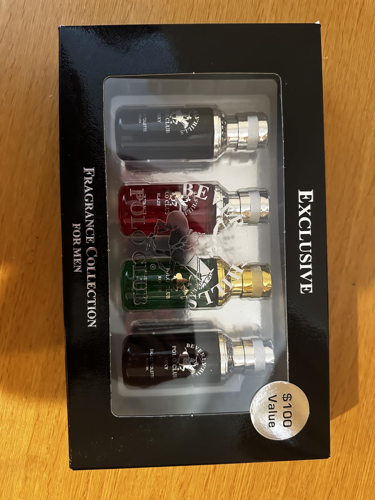 Beverly Hills Polo Club Men's Fragrance Collection - 4 Premium Eau de Toilette Colognes (1oz Each) - Diverse, Long-Lasting Scents: Blaze, Sexy, Classic & Blue - Ideal Gift Set for Him customer photo 2