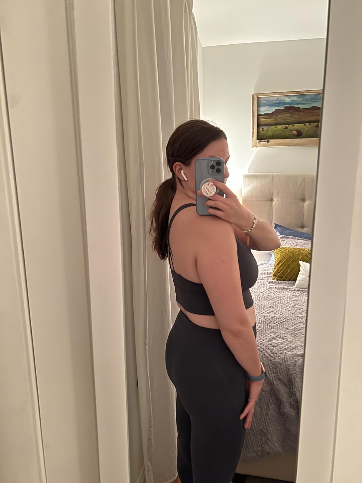 CRZ YOGA Naked Feeling Longline Sports Bras customer photo 1