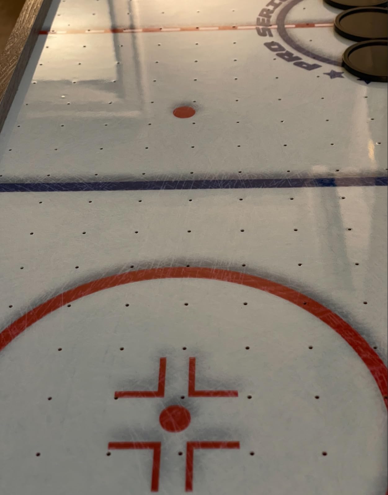 GoSports 40 Inch Table Top Air Hockey Game for Kids - Oak customer photo 1