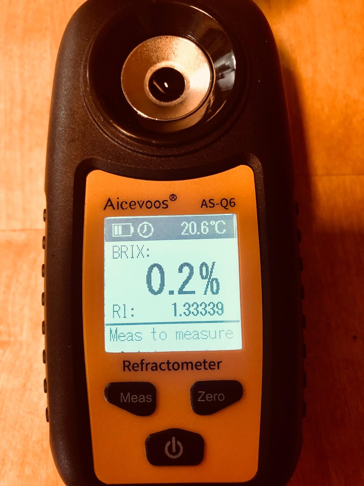 Digital Sugar Brix Refractometer brix Meter Automatic Temperature Compensation Range 0-35%, ±0.2% Precision, Perfect for Fruits, Juices, Vegetables, Drinks and Coffee customer photo 1