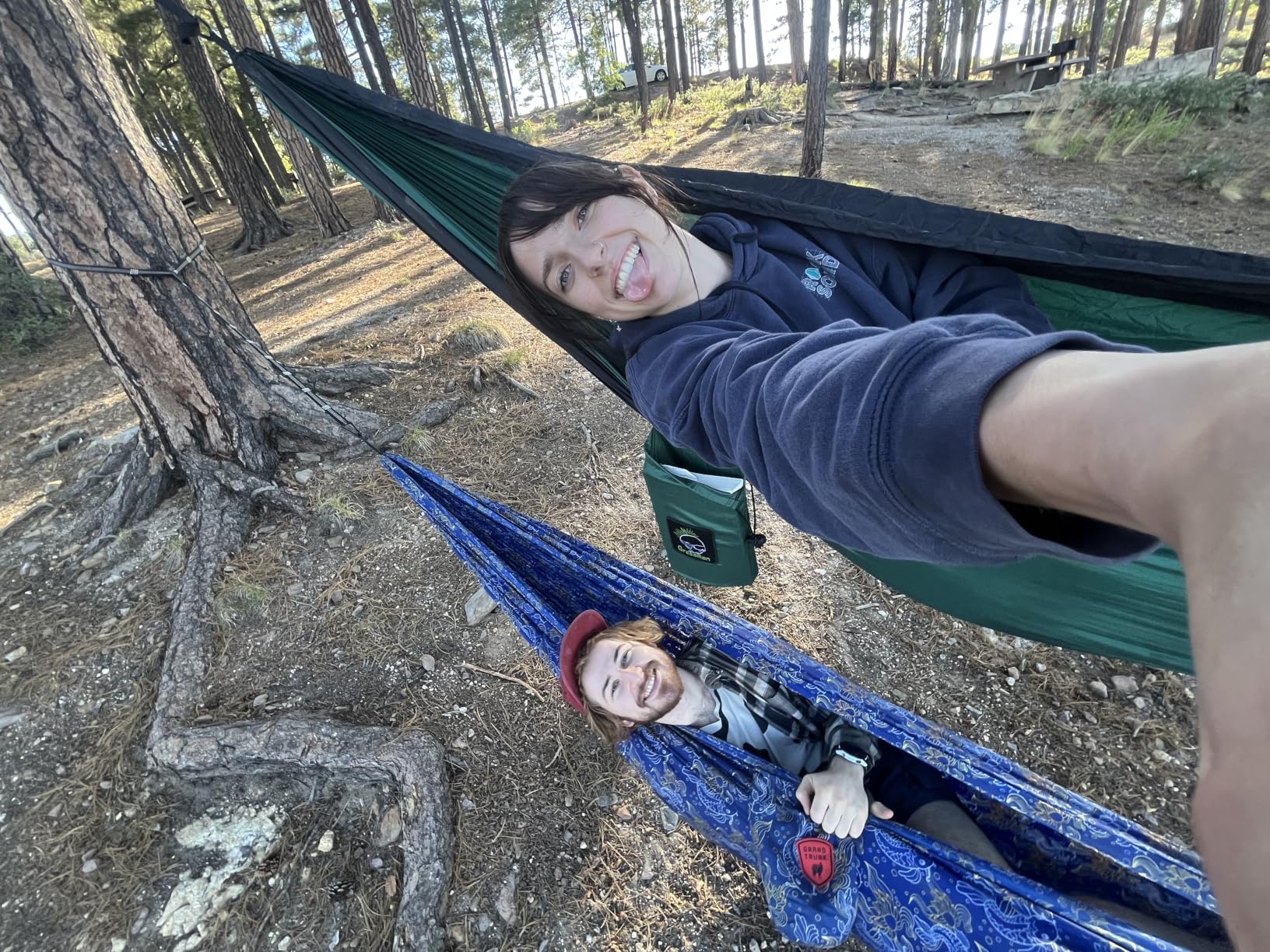 Grassman Camping Hammock Double & Single Portable Hammock with Tree Straps, Lightweight Nylon Parachute Hammocks Camping Accessories Gear for Indoor Outdoor Backpacking, Travel, Hiking, Beach customer photo 2
