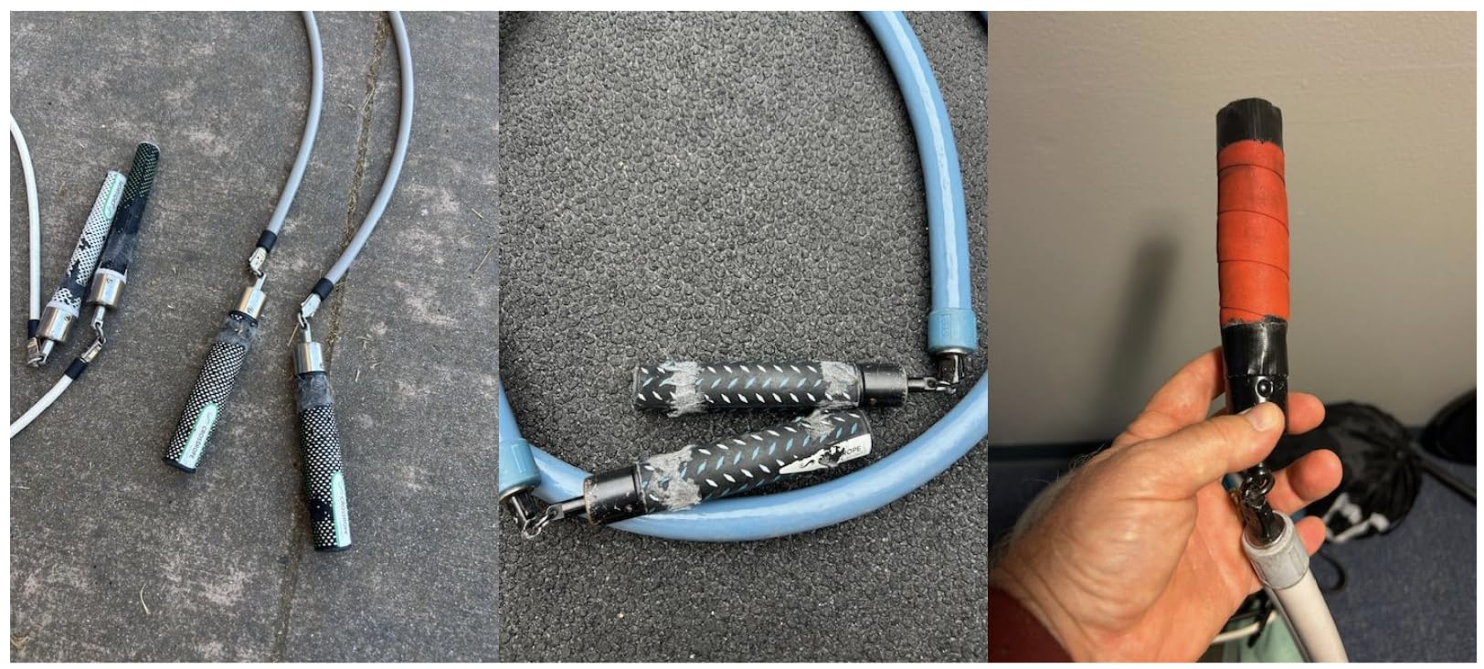 Crossrope Get Lean Weighted Jump Rope Set for Weight Loss | Includes Slim Handles with 1/4 and 1/2 lb weighted ropes for efficient cardio, endurance training, and full-body workouts. customer photo 1