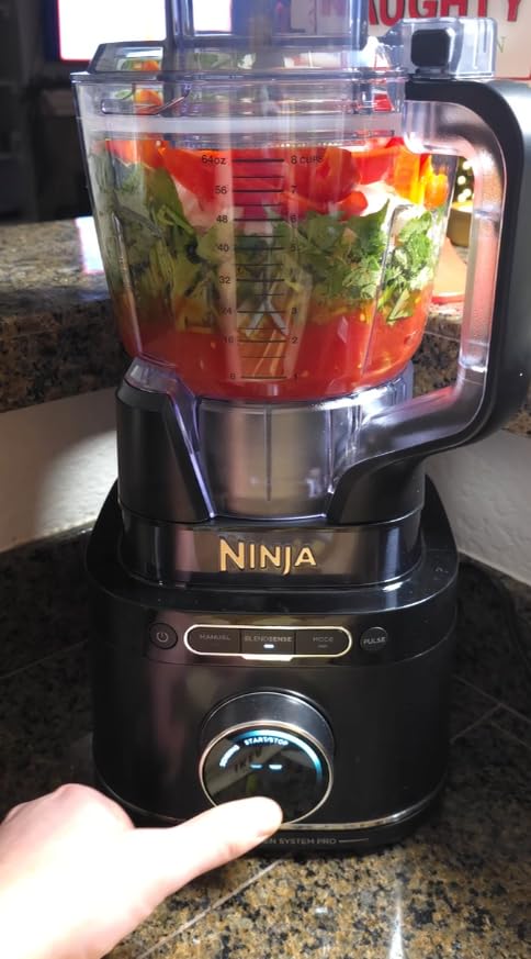 Ninja Kitchen System, BlendSense Tech, 72 oz, 1800PW, Black, TB401 customer photo 1