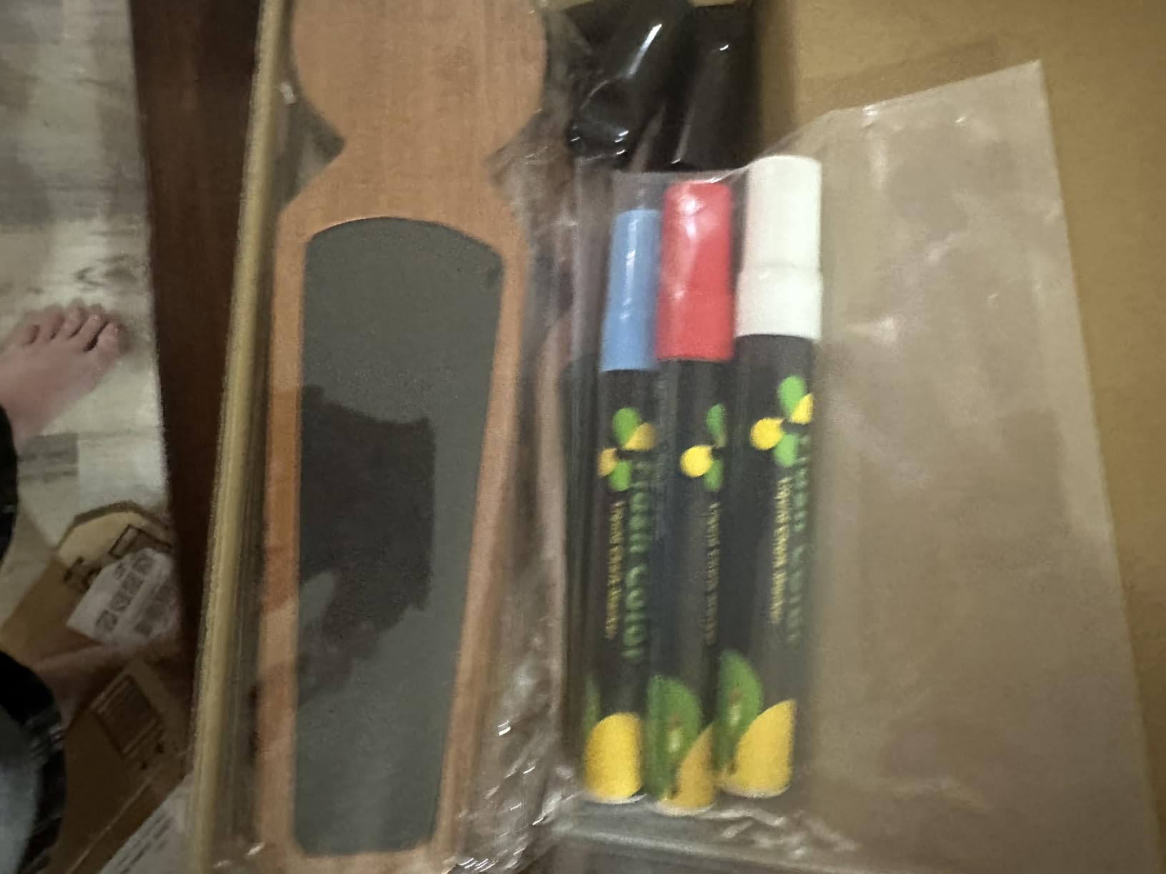 Wooden Beer Tap Handles -Chalkboard Markable Keg Tap Handles(2 Pack) customer photo 2