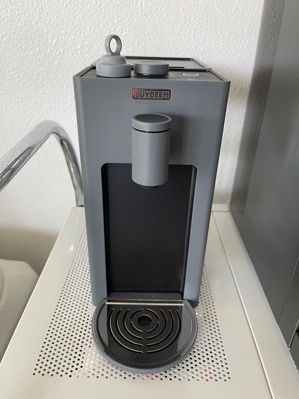 BUYDEEM S9013 Instant Hot Water Dispenser, Countertop Water Boiler & Warmer for Tea, Coffee and Baby Formula, Adjustable 8 Temperatures & 5 Water Outputs, 3L Water Tank(102oz), Green customer photo 2