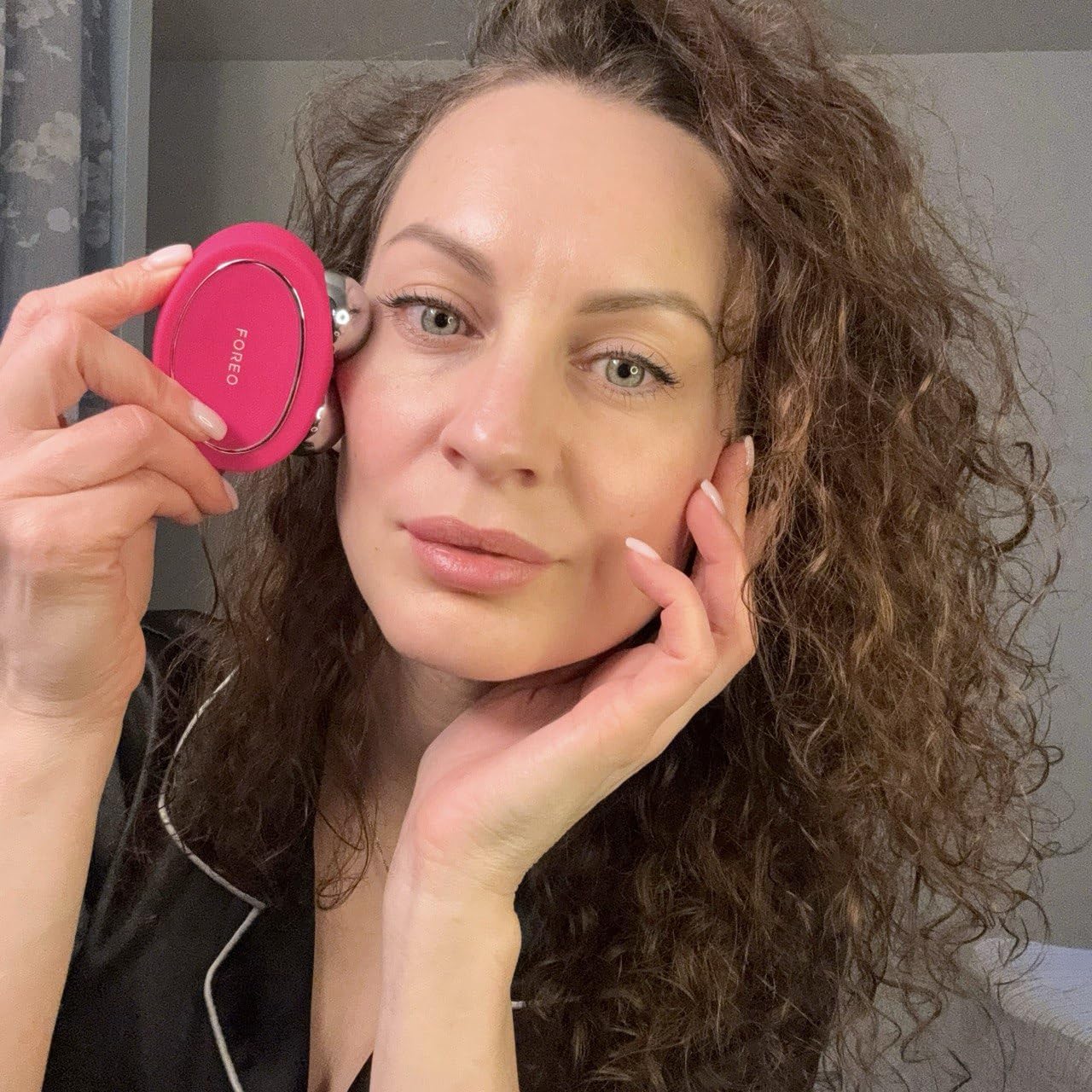FOREO Bear 2 Advanced Lifting Toning Microcurrent Facial Device, Evergreen customer photo 1