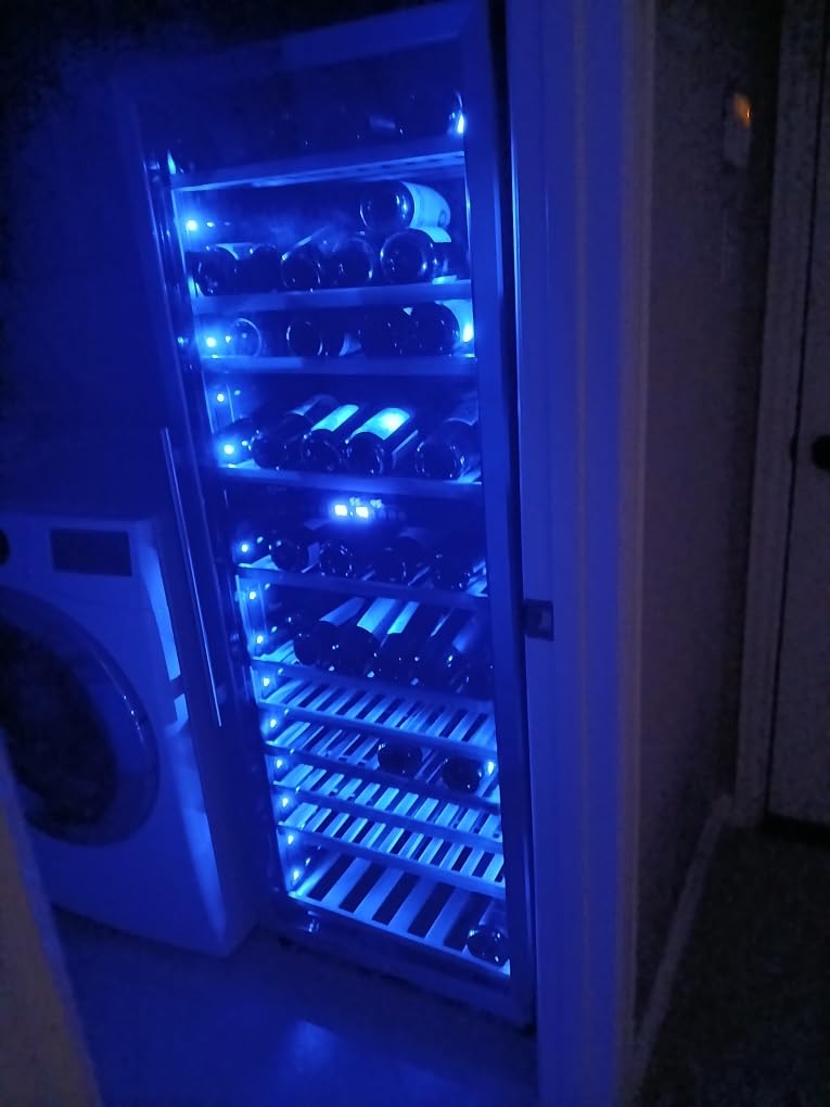 ORYMUSE 180 Bottle Wine Fridge, 24 Inch Wine Cooler, Large Capacity Freestanding or Built-In Refrigerator with Compressor Cooling, Digital Temperature Control & Power Failure Memory customer photo 2