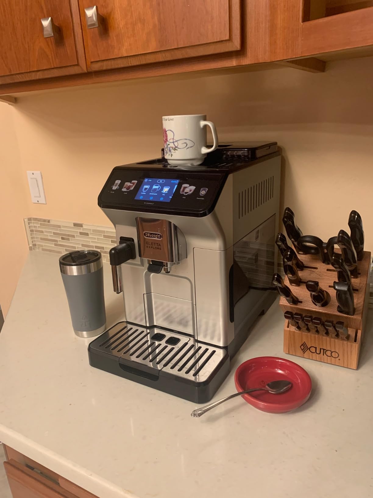 De'Longhi Eletta Explore Espresso Machine with Coffee Grinder, Milk Frother customer photo 2