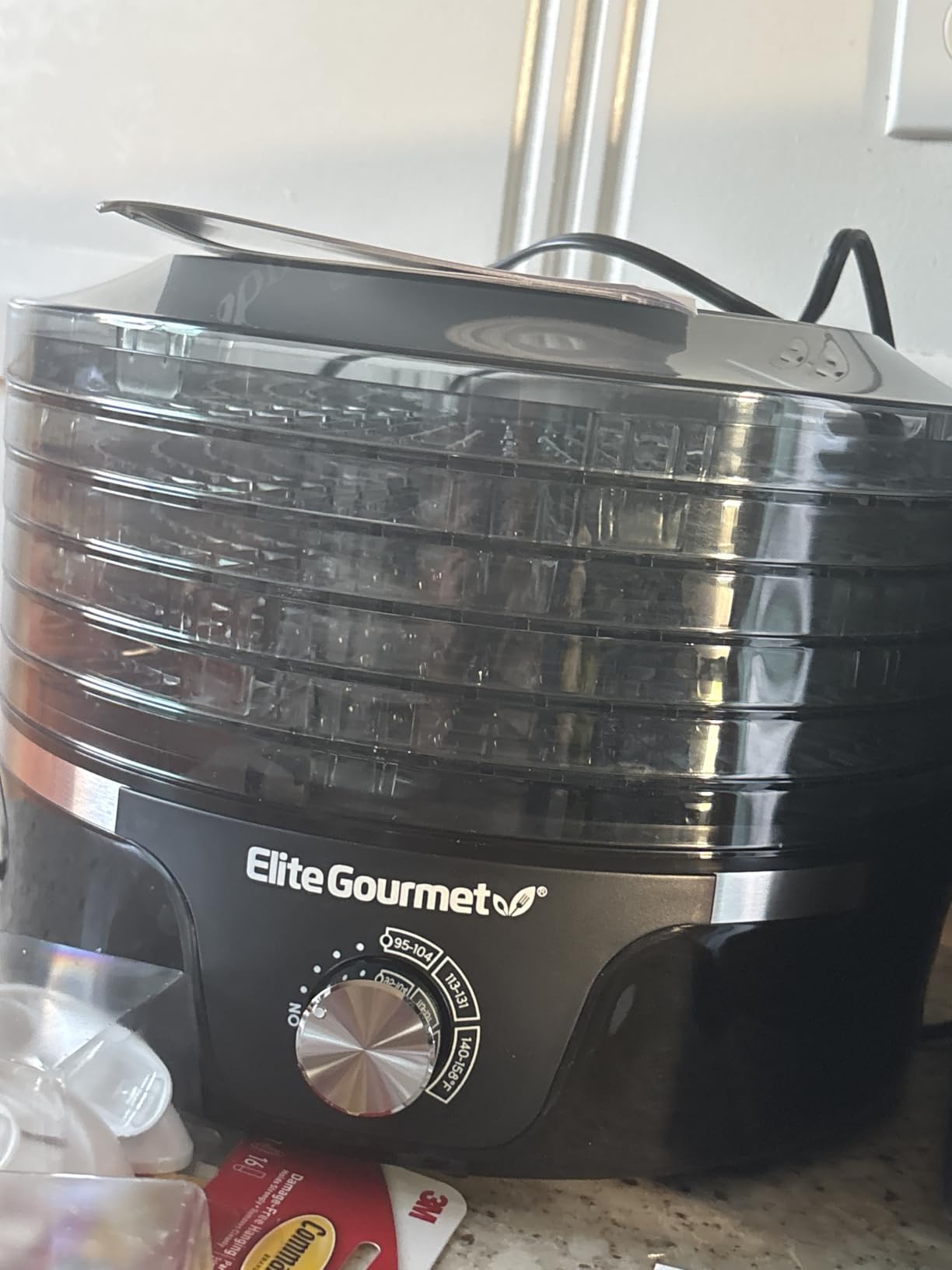 Elite Gourmet Digital Food Dehydrator, 5x12.5