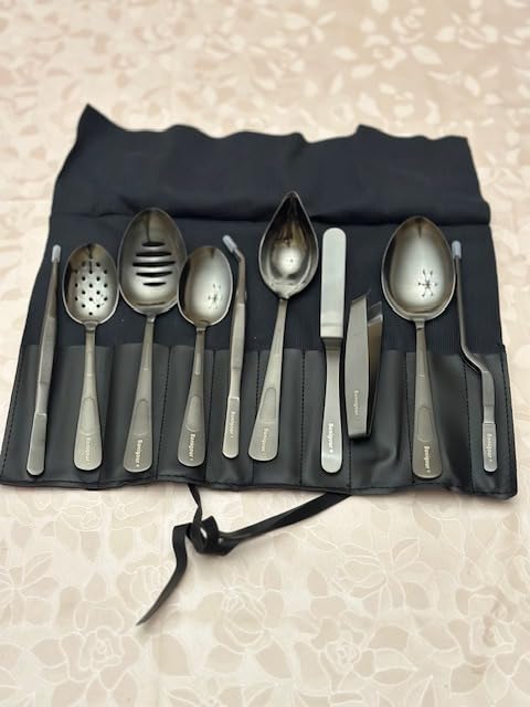 Plating Tools Culinary Set | 11 Piece Professional Chef Plating Tools Pro Kit | Kitchen Plating Utensils | Modernist Cuisine Food Art | Stainless Steel | Black customer photo 1
