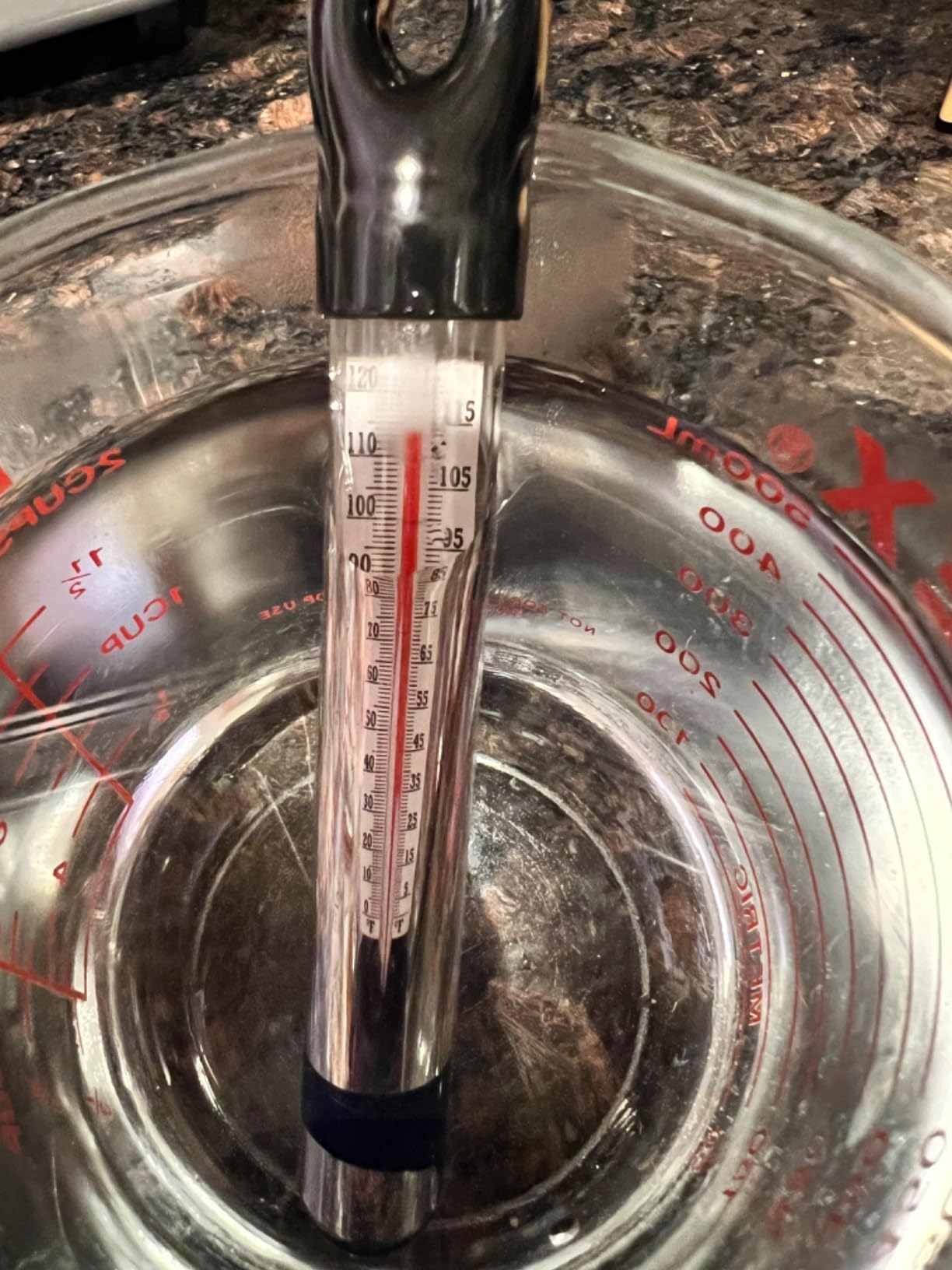 Brewing America Glass Floating Thermometer Homebrew Beer Winemaking 0-122F USA-Made customer photo 1