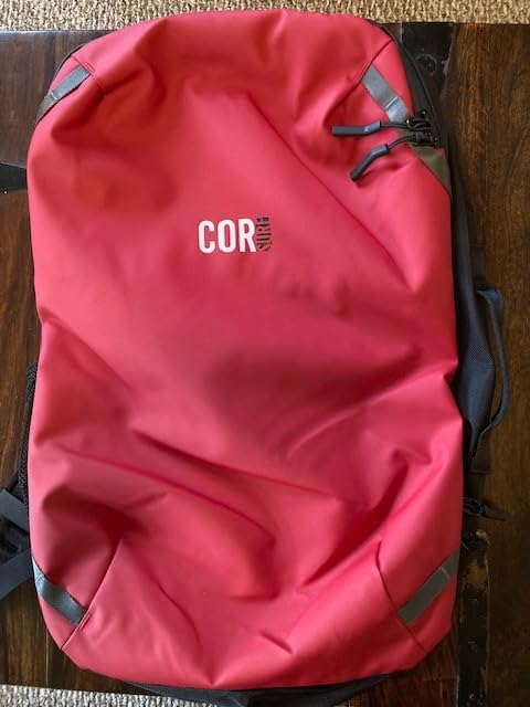 COR Surf Island Hopper Travel Backpack, 40L Black, Personal Item Carry On, Carry On Backpack for Men and Women, Clamshell Opening, Hidden Passport Pockets, Water Resistant, Laptop Sleeve, YKK customer photo 2