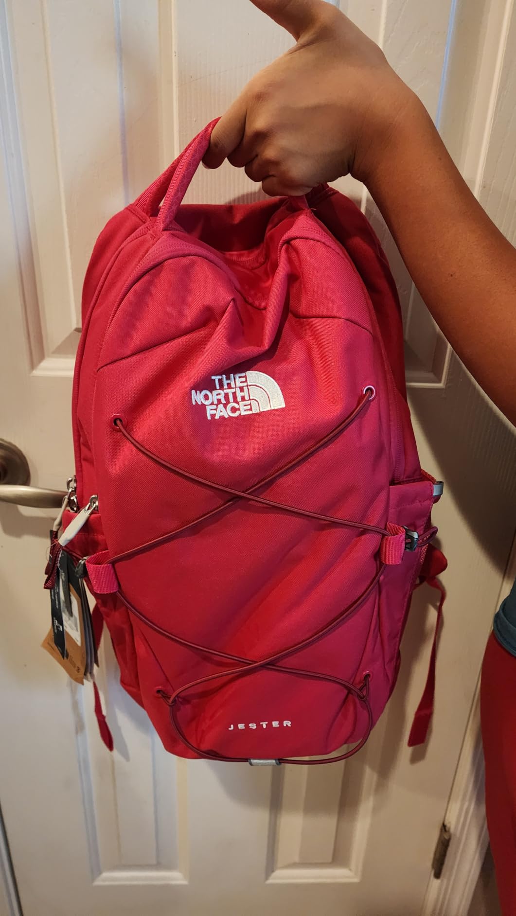 The North Face Women's Jester Everyday Backpack, Gravel/Blk, OSFA | Commuter Travel Bag, Laptop Sleeve, Water-Repellent customer photo 2