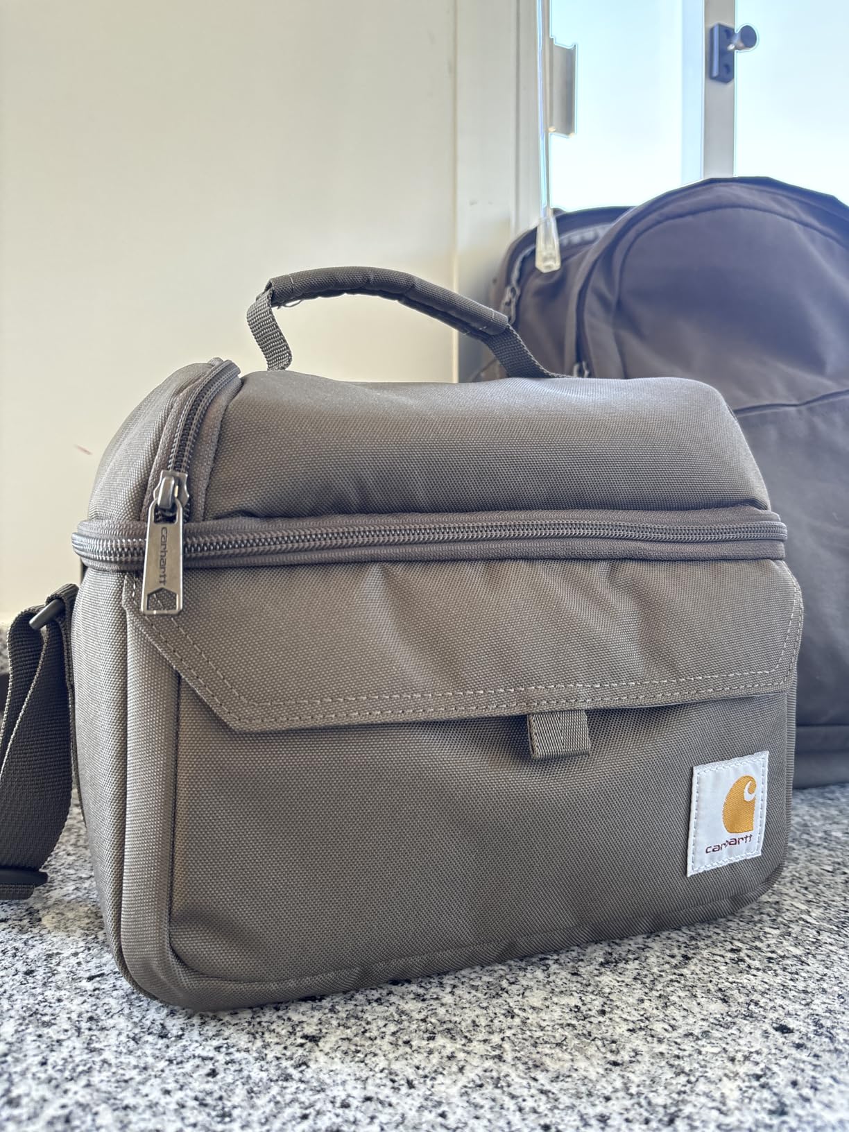 Carhartt Insulated 12 Can Cooler Black | Two Compartment Lunch Box Durable, Fully-Insulated Lunch Bag for Women & Men, Large Lunchbox customer photo 1
