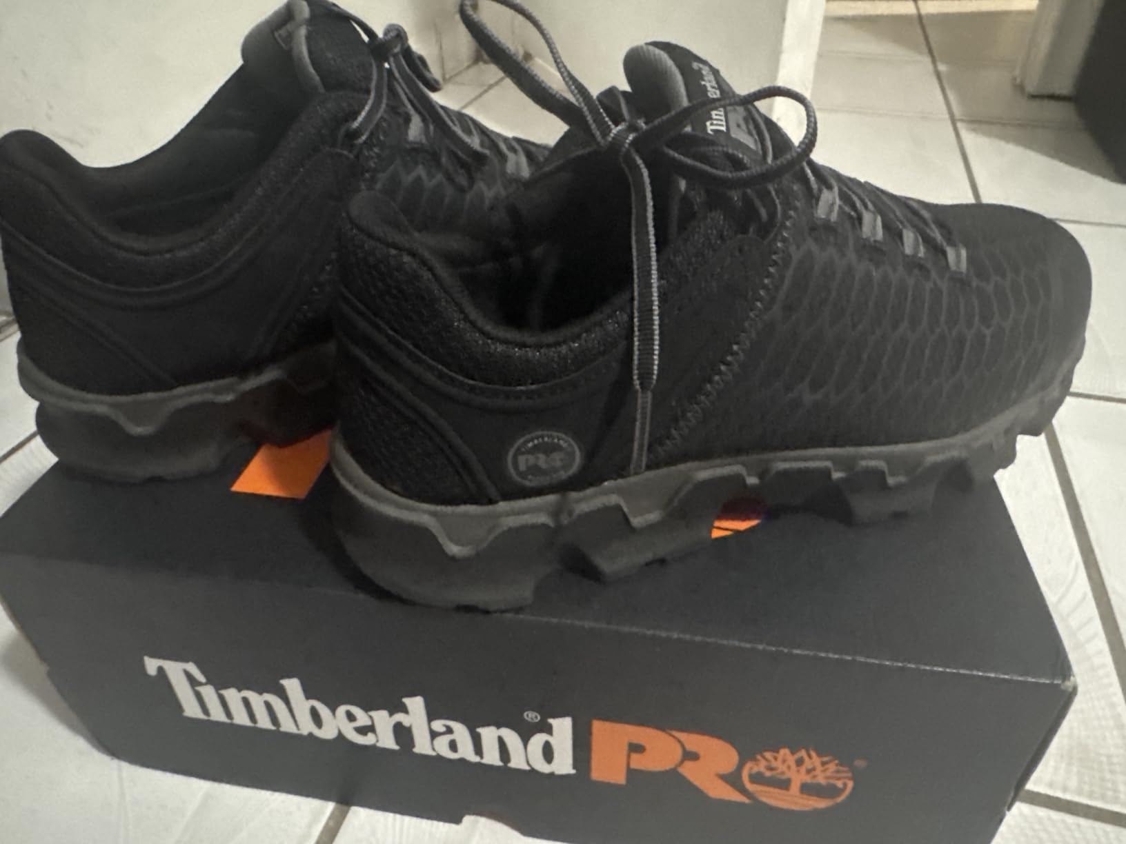 Timberland PRO Men's Powertrain Sport Alloy Safety Toe Industrial Athletic Work Shoe customer photo 1
