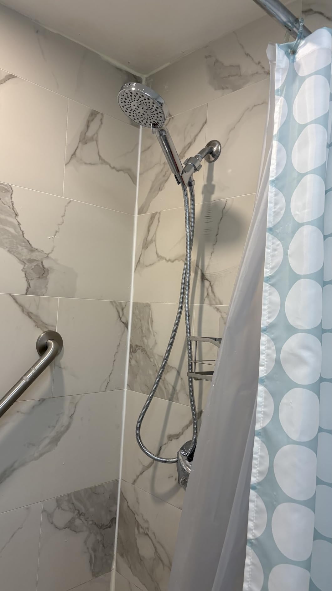 SR SUN RISE Filtered Shower Head with Handheld High Pressure 9 Spray Mode Showerhead Detachable Shower Head Water Softener Filters Beads for Hard Water (Chrome) customer photo 2