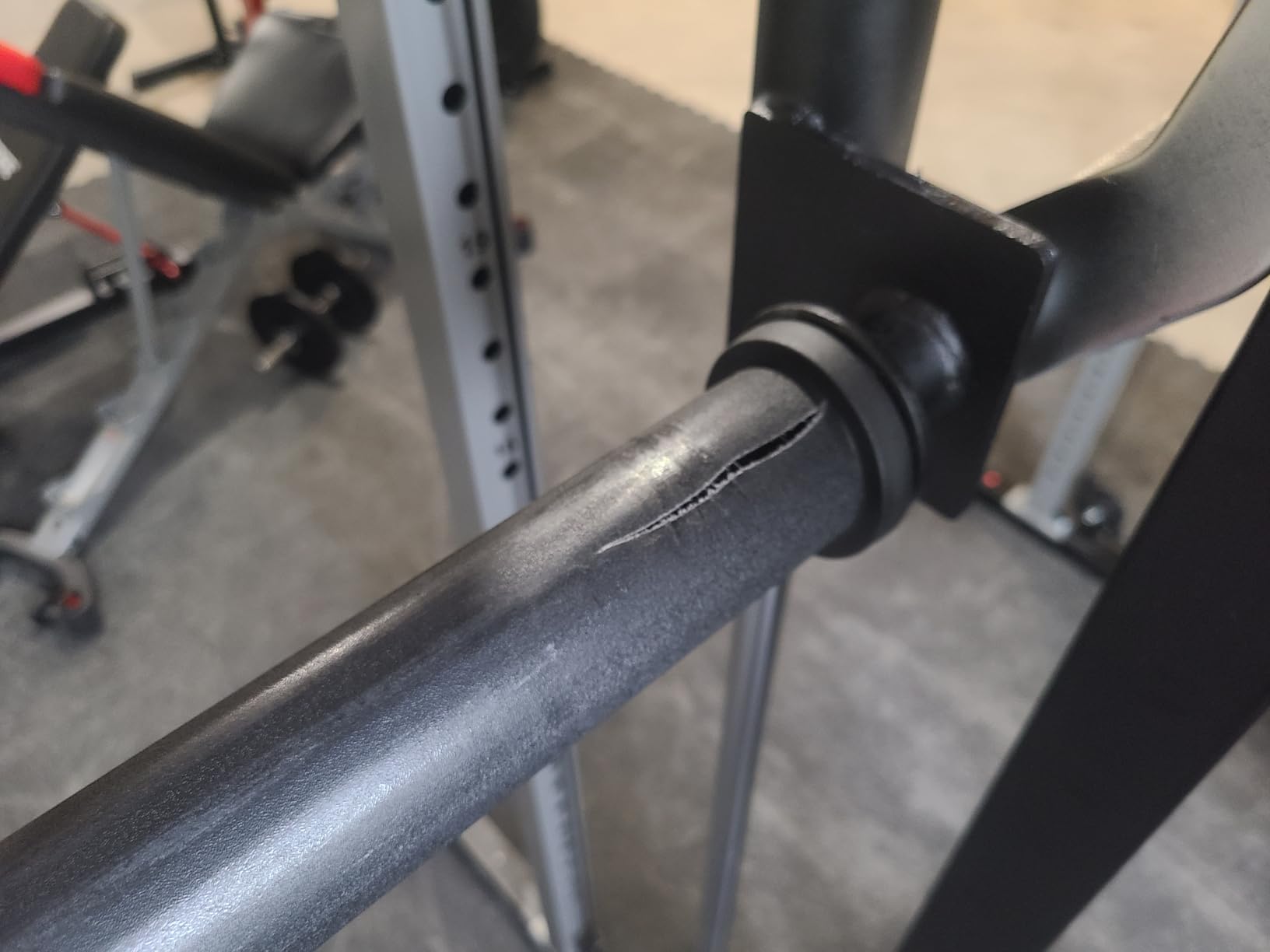Smith Machine, Multifunctional Power Cage Rack with Smith Bar and Cable Pulley System, and LAT Pull Down Machine for Home Gym customer photo 1