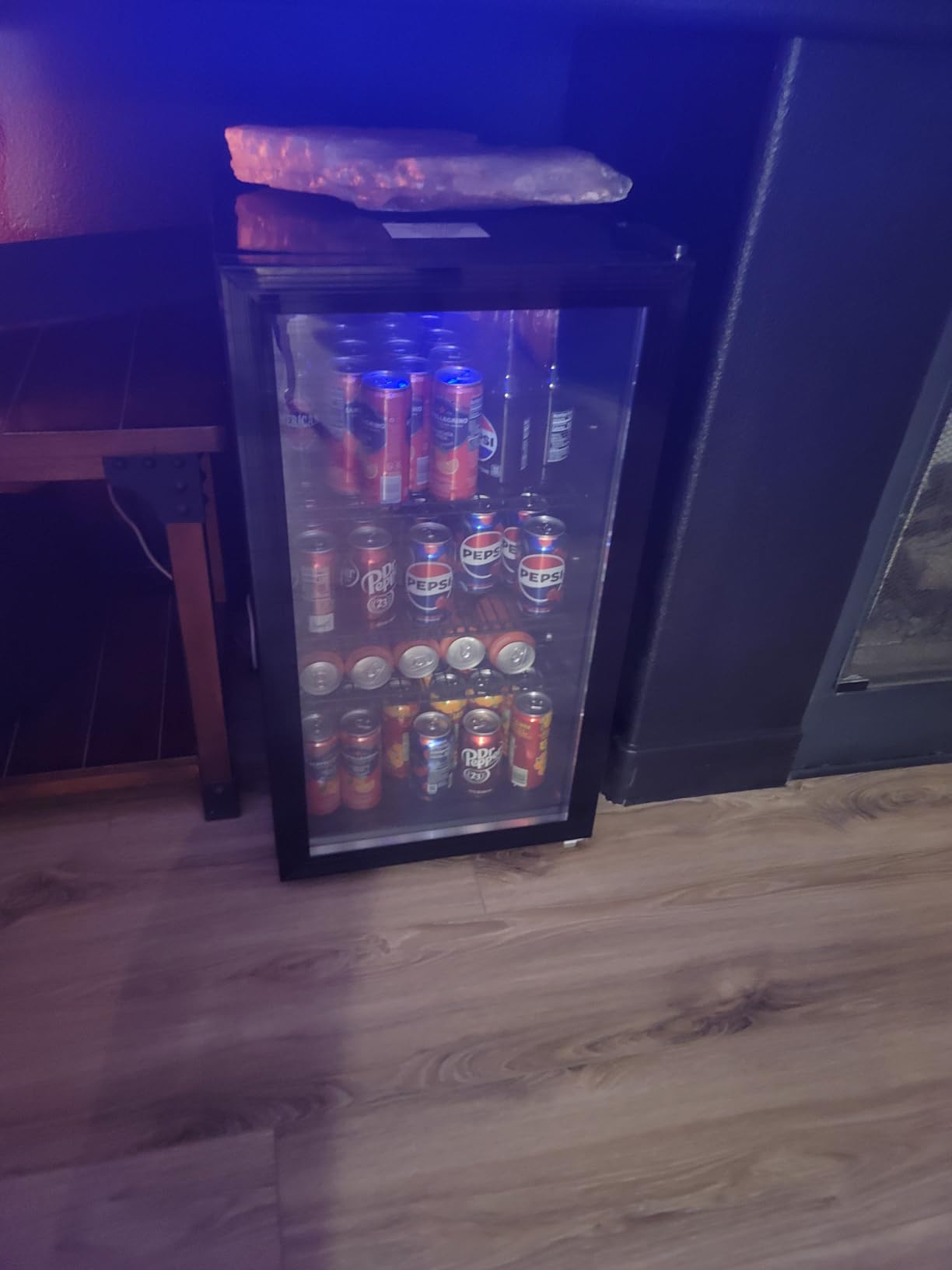 130 Can Beverage Refrigerator, 3.2 Cu.Ft Mini Fridge Beverage Cooler | Glass Door, 35–65°F Digital Temperature Display, Adjustable Shelves, Beverage Fridge for Soda, Beer & Wine customer photo 2