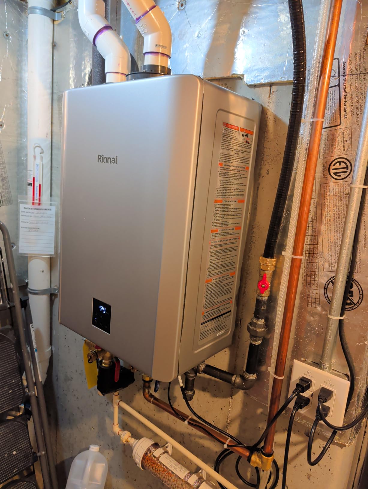 Rinnai RX199iN Condensing Smart Sense Tankless Water Heater | 11.1 GPM, 199k BTU, Natural Gas, Indoor customer photo 2