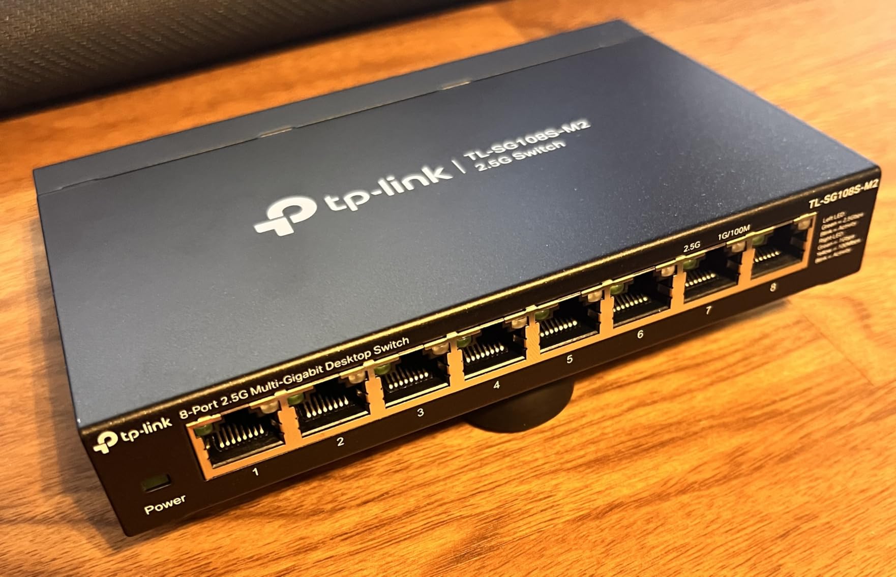 TP-Link TL-SG108S-M2, 8-Port Multi-Gigabit 2.5G Unmanaged Ethernet Switch | Multi Gigabit Network Switch, Ethernet Splitter, Plug & Play, Desktop/Wall Mount, Silent Operation customer photo 1