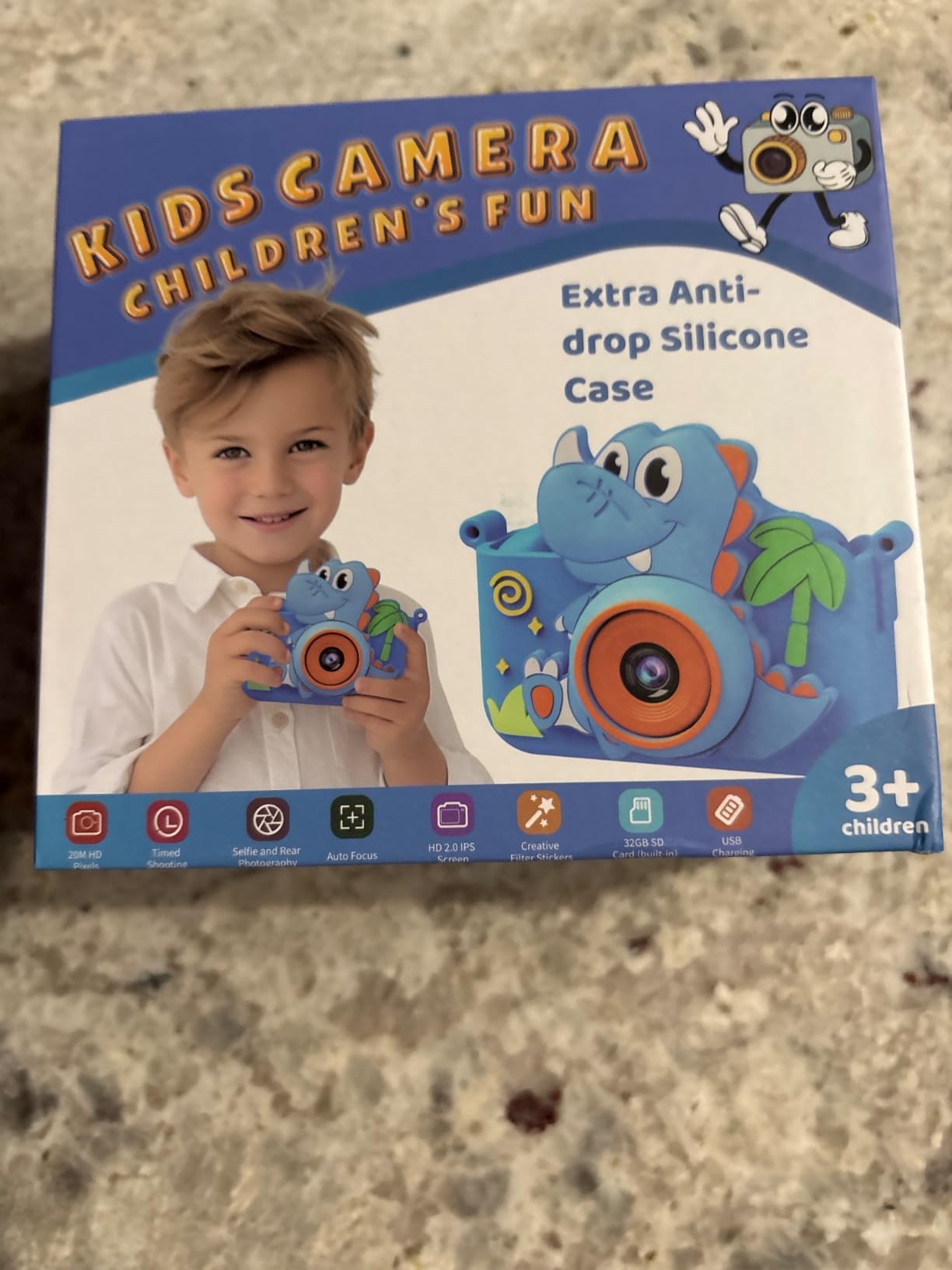 KOKODI Kids Camera Toy Digital Camera for Kids, Dinosaurs Birthday Gifts for Boys Age 3-12, 1080P HD Video Camera for Toddler, Children Toys for 3 4 5 6 7 8 9 Year Old Boys customer photo 2