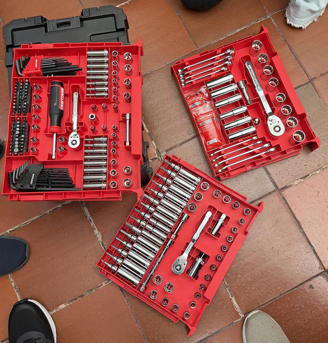 Craftsman 262-Piece Mechanic Tool Set with 3-Drawer VERSASTACK Box, SAE and Metric Socket Set, 90-Tooth (CMMT45309) customer photo 2