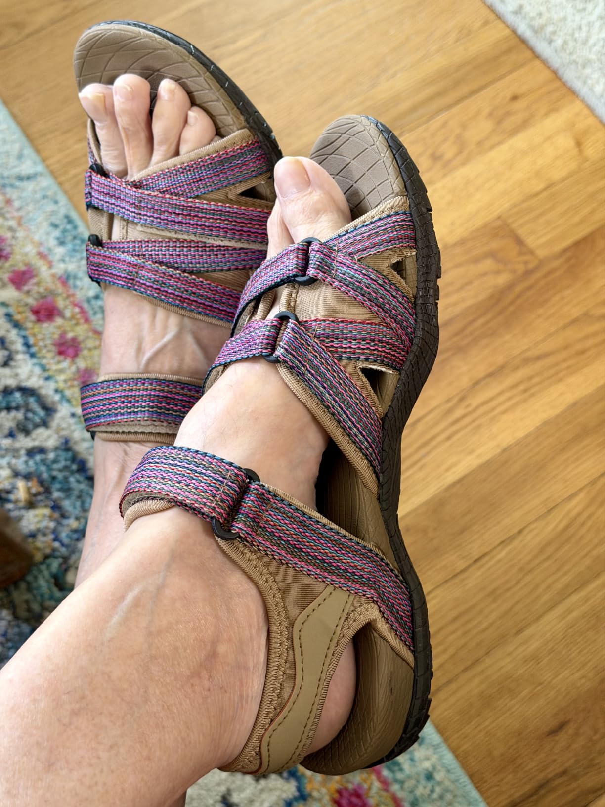 Women's Hiking Sandals with Arch Support for Outdoor Adventure C51 customer photo 2