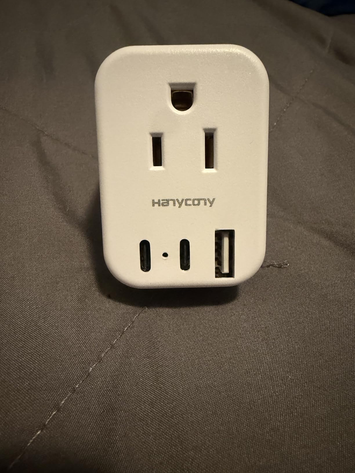 European Travel Plug Adapter, International Power Adapter, US to Europe | HANYCONY 2 Outlets 3 USB Ports(2 USB C), Type C Plug Adapter to Italy Spain France Portugal Iceland Germany Travel Essentials customer photo 1