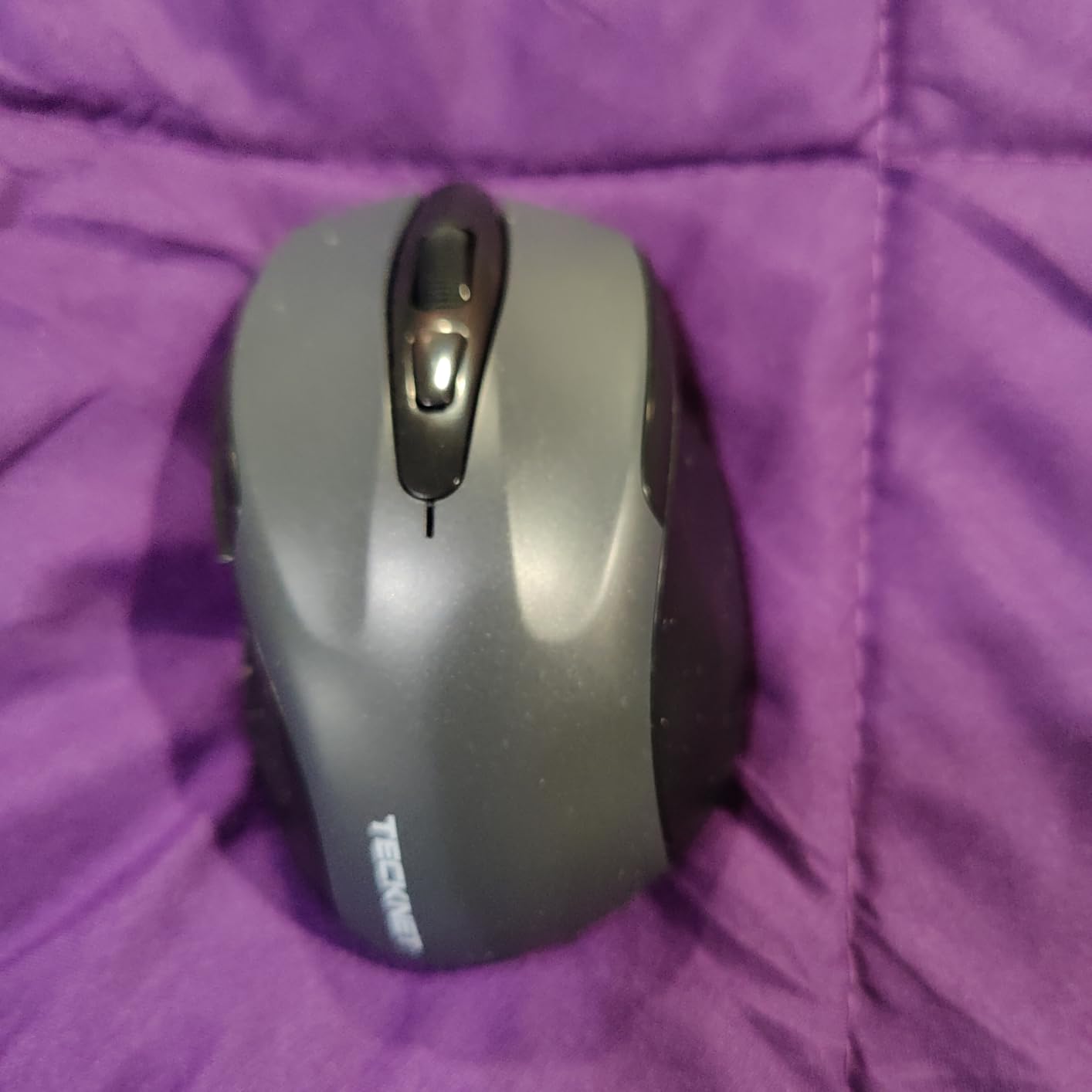 TECKNET Wireless Mouse, BT 5.0/2.4G, Rechargeable 6-DPI Silent, Grey | Bluetooth 5.0/3.0 & USB A, 2-Device Easy Switch, Wide OS Compatible, 6 Buttons, 6-DPI up to 4800, Ergonomic for S to M Hands customer photo 2