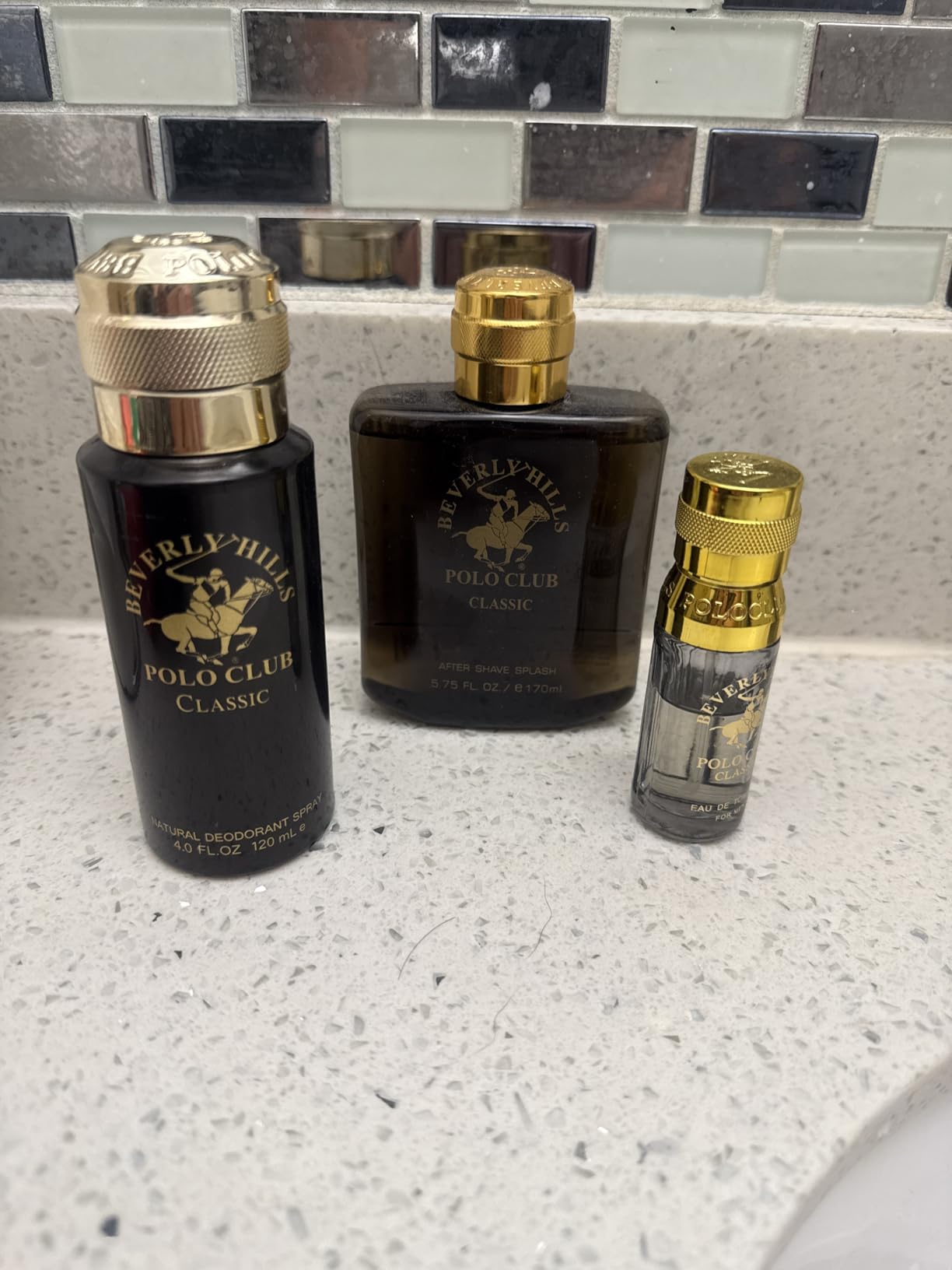 Beverly Hills Polo Club BHPC Men's Classic Fragrance Collection - 3-Piece Gift Set with Eau De Toilette, Deodorant Body Spray & After Shave Lotion customer photo 1