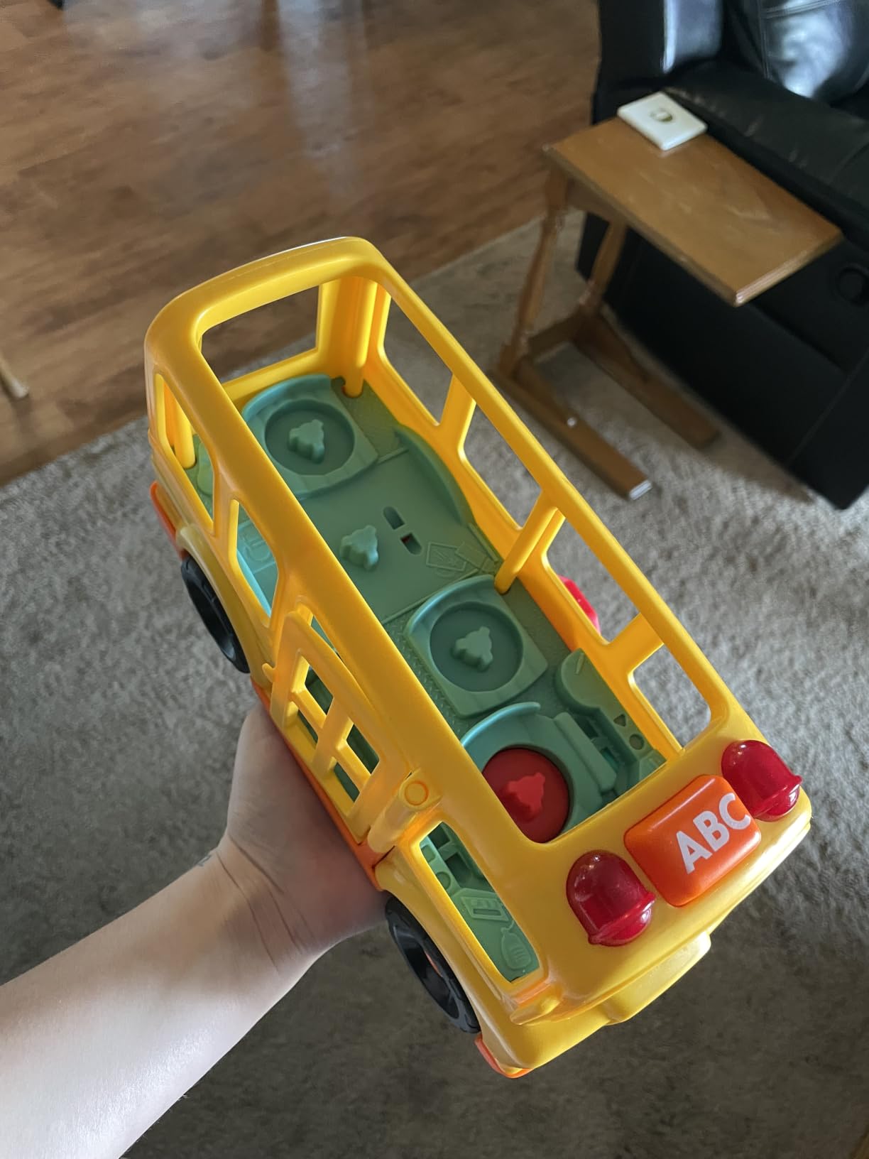 Fisher-Price Little People School Bus Toddler Toy | Push-Along Vehicle, Lights Music & Sounds, 2 Figures, Preschool Kids Ages 1+ Years customer photo 1