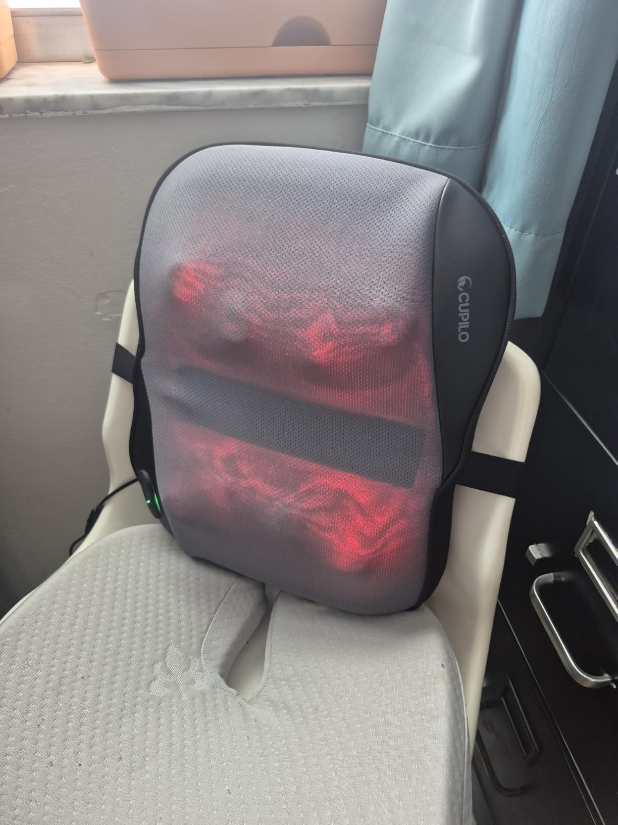 CuPiLo Back and Neck Massager with Heat & Vibration, FSA Eligible HSA Store | Massager for Pain Relief Deep Tissue, Massage Pillow for Back, Shoulder, Chair & Sofa, Birthday Gifts for Women Men customer photo 2