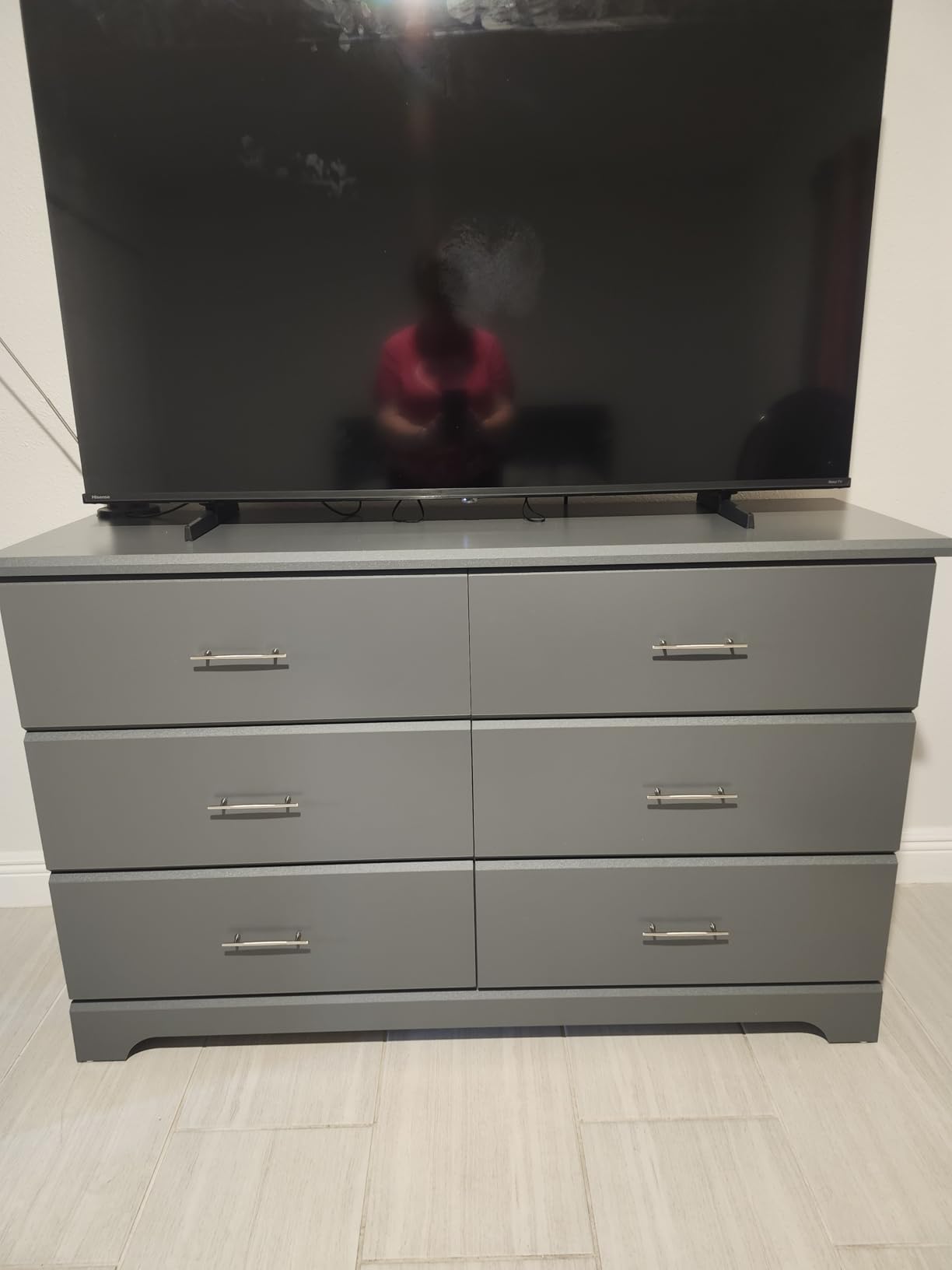 Storkcraft Brookside 6 Drawer Dresser, Driftwood | GREENGUARD Gold Certified, Kids & Nursery Storage Chest, Safety Interlocking Drawers customer photo 1