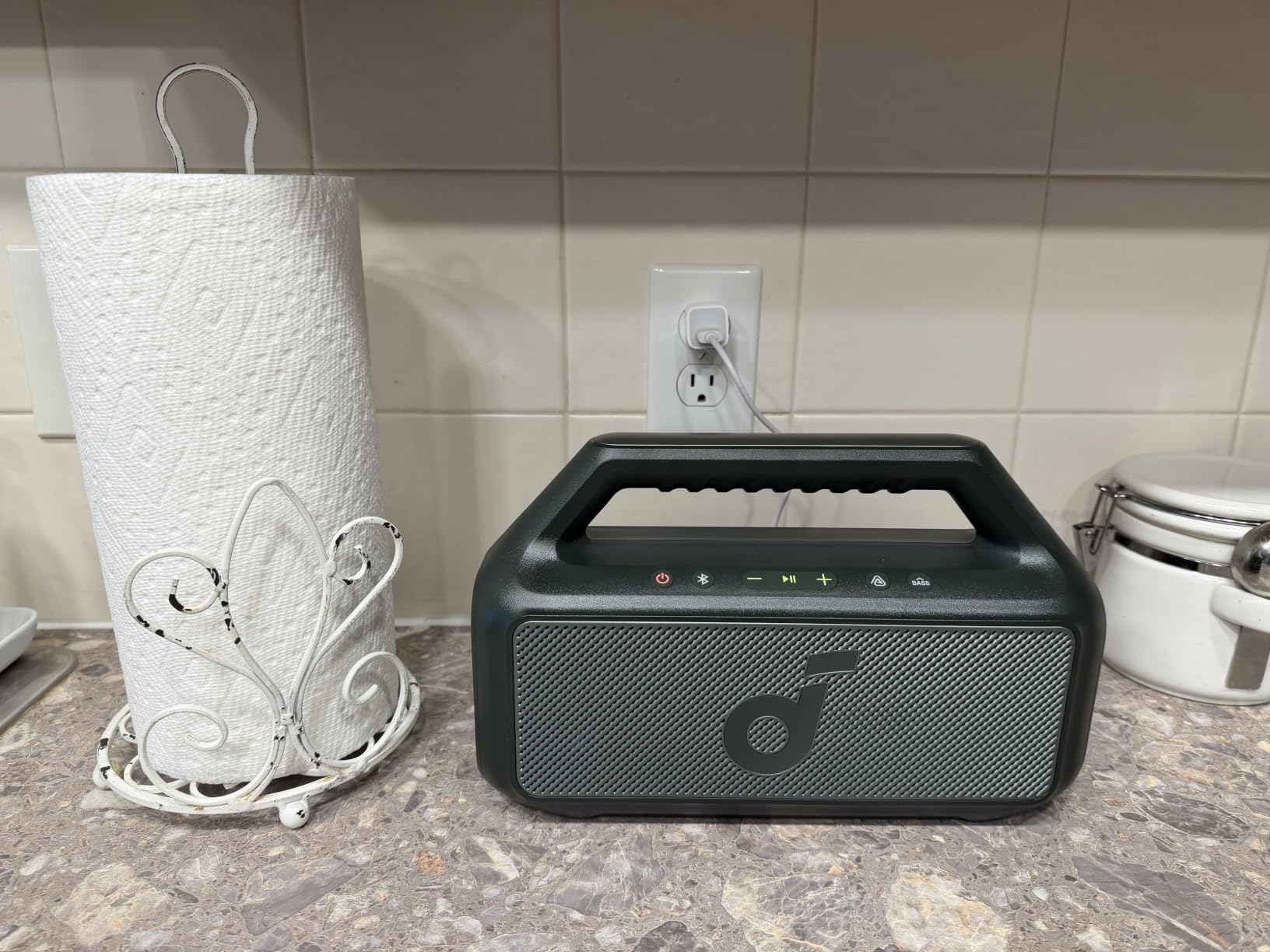 Soundcore Boom 2 by Anker, 80W Outdoor Bluetooth Speaker, 24H Playtime | IPX7 Waterproof, BassUp 2.0, Floatable, RGB lights, USB-C, Custom EQ via soundcore App, Portable for Camping and Beach customer photo 2