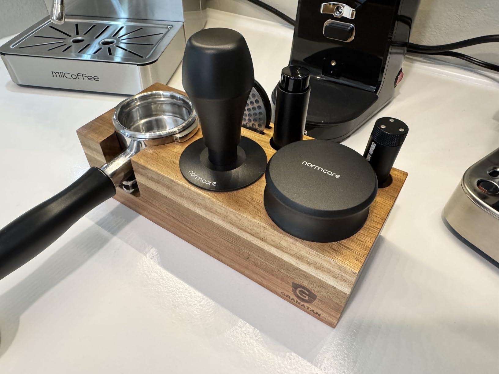 Normcore 58.5mm Gravity Distribution Tool, Gravity Adaptive Espresso Distributor, Espresso Coffee Leveler Tool customer photo 1