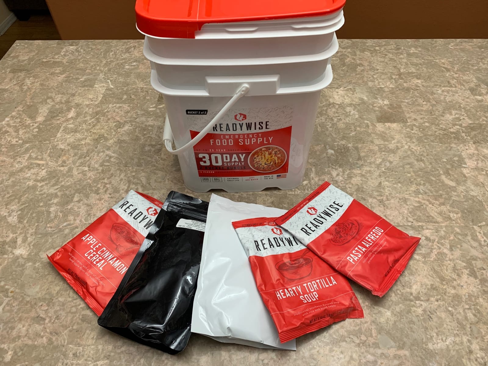 READYWISE Emergency Food Survival Supply 14 Day Bucket, 150 Servings customer photo 2
