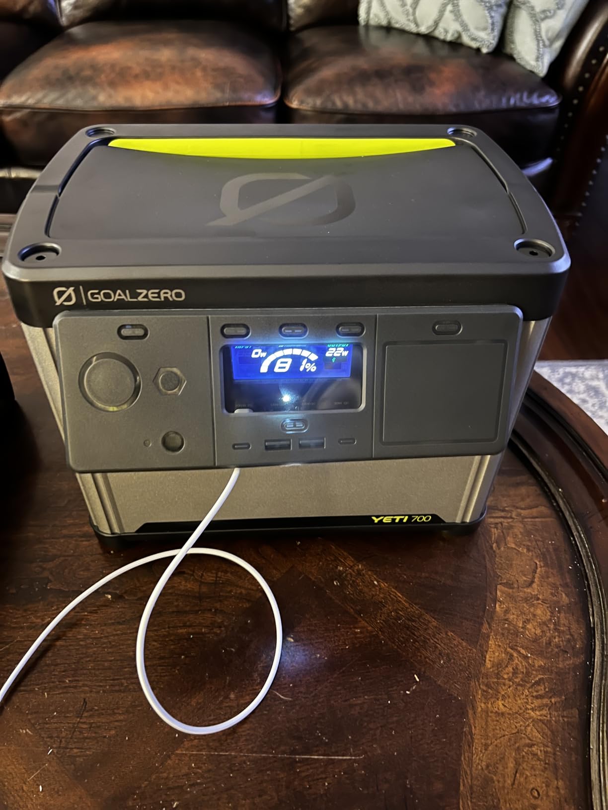 Goal Zero Yeti 700 Portable Power Station, 677 Watt Hour LiFePO4 Battery, Water Resistant & Dustproof Solar Generator For Outdoors, Camping, Tailgating, & Home, 600W AC Output with 1000W Surge customer photo 1