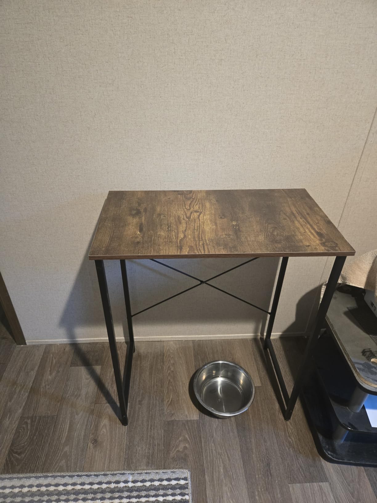 Pamray 32 Inch Computer Desk for Small Spaces with Storage Bag, Home Office Work Desk with Headphone Hook, Small Office Desk Study Writing Table customer photo 2