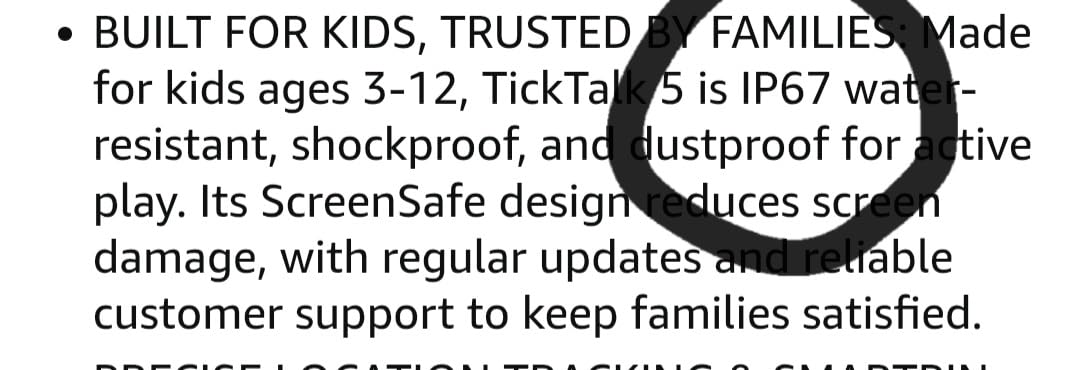 TickTalk5 Kids Smart Watch with GPS Tracker, Calls, Texts & SOS Ages 3-12 | Kids Smartwatch with HD Calling, SMS, GPS Tracking, Parental Controls, Music & Wellness customer photo 1