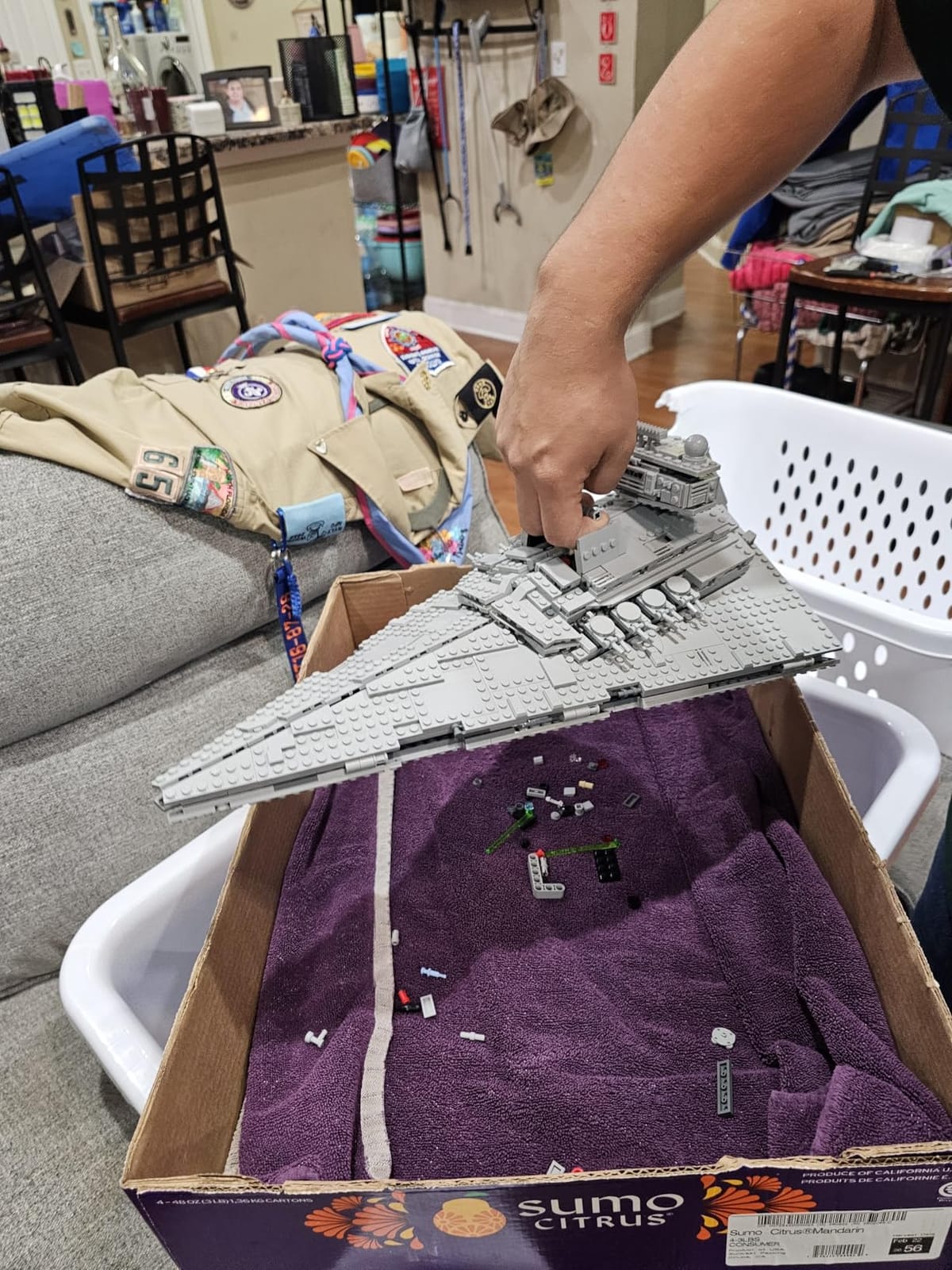 Star Wars Imperial Star Destroyer Building Toy - Build & Display Set for Boys & Girls, Ages 10+ - Gift for Birthdays - Star Wars Darth Vader & 6 Minifigure Toys - 75394 customer photo 1