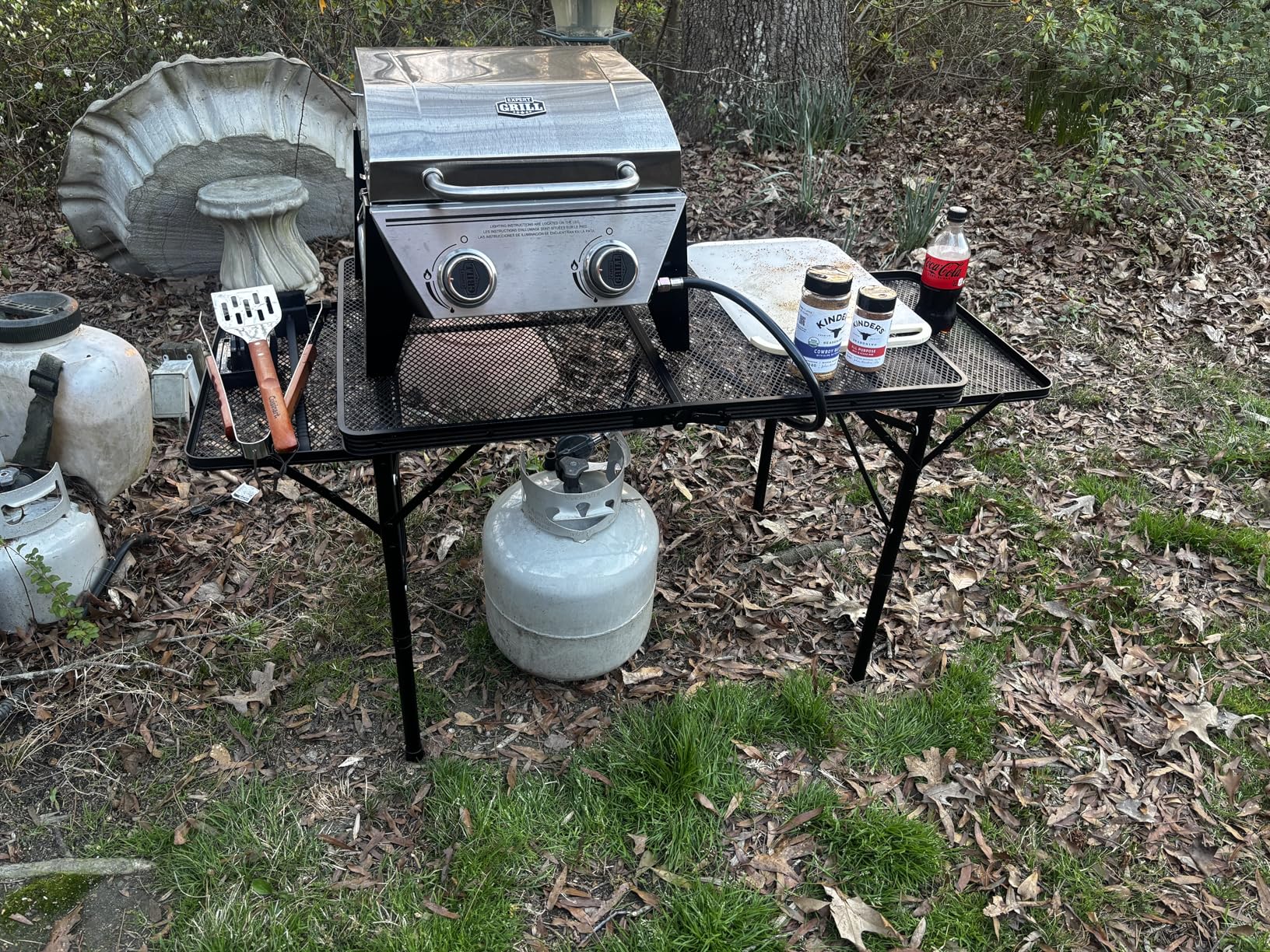 Folding Table with 2 Wing Panels, 3x2 FT Foldable Camping Table - Height Adjustable Folding Grill Table with Mesh Desktop & Mesh Bag, Portable Outdoor Table for Picnic, Camping, BBQ, Beach customer photo 1