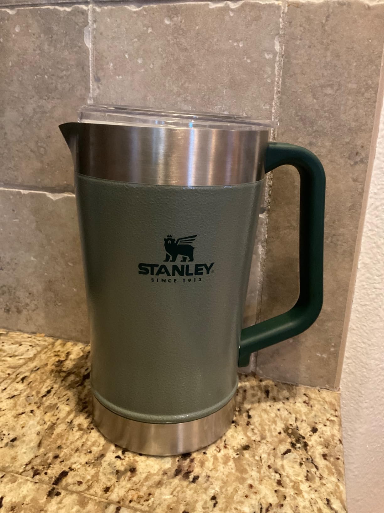Stanley Stay-Chill Pitcher 64 oz | Cold Water, Beer, and Drink Pitcher with Lid | Large Capacity Durable Beverage Container with Handle | Insulated Stainless Steel | BPA-Free | Ash customer photo 1