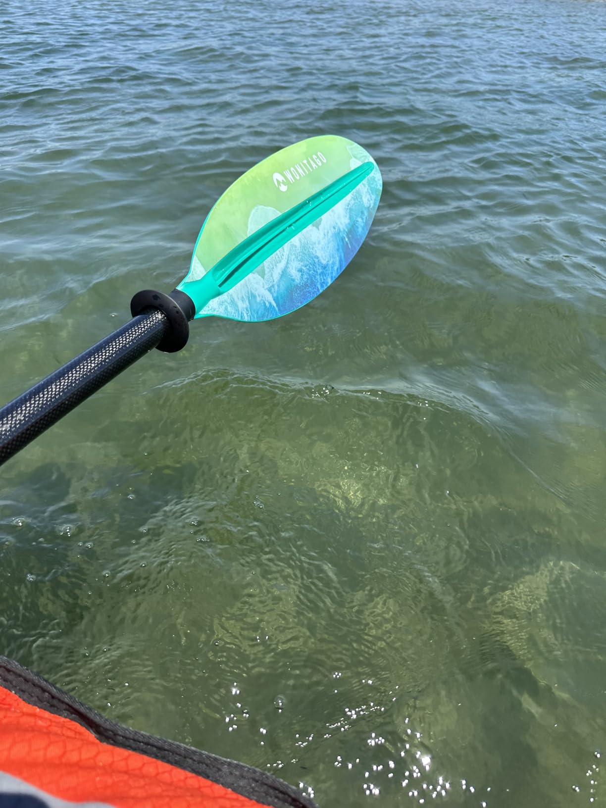 Kayak Paddle Adjustable, Lightweight Carbon Fiber Kayaking Oar | Reinforced PP Blade, for Kayaking and Boating, 3 Piece, 220-240 cm/86-94 in, 240-260 cm/94-102 in customer photo 2