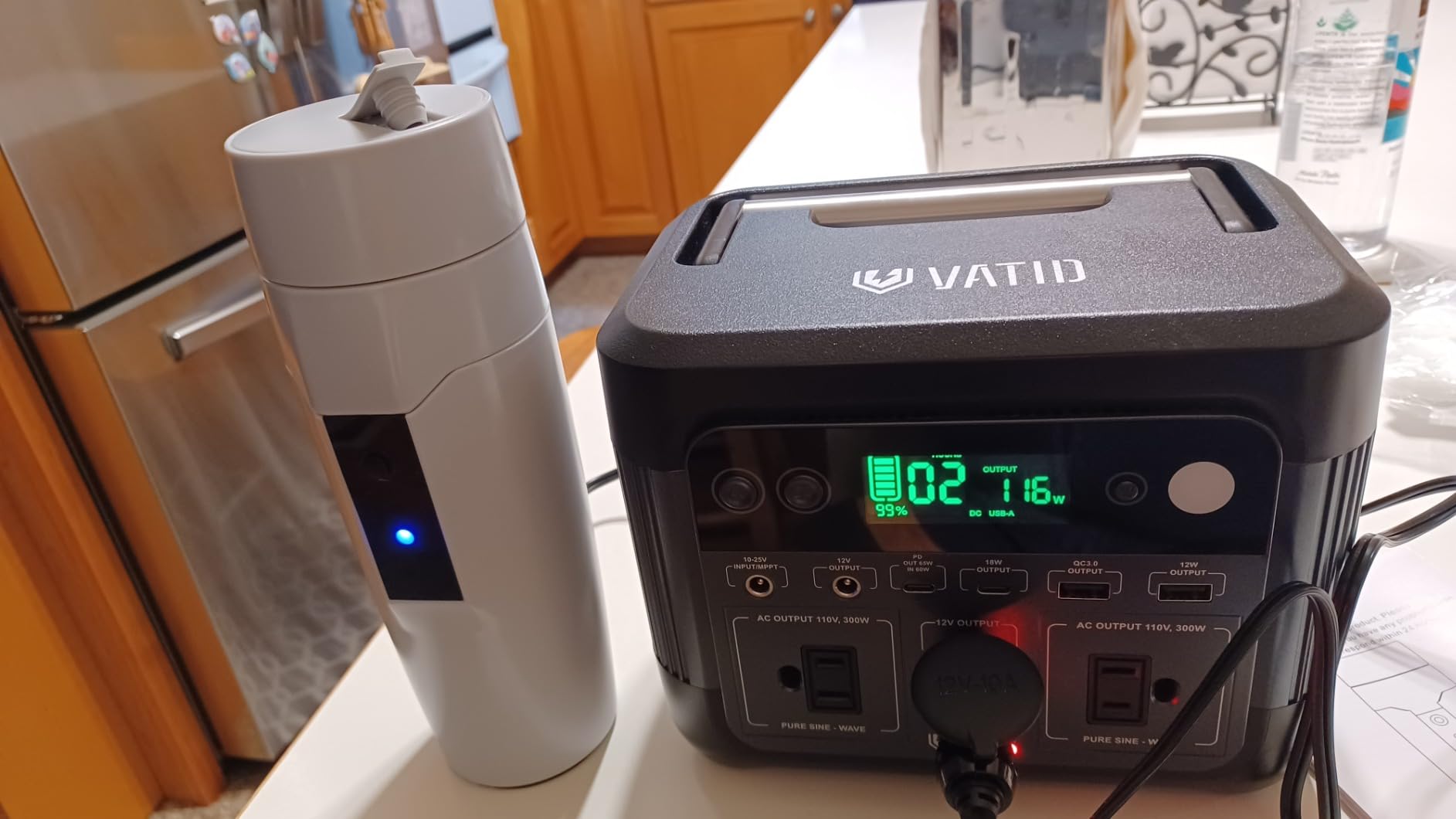 Portable Car Kettle Boiler 350ml, 12V 80W Fast Water Heater, Mini customer photo 1