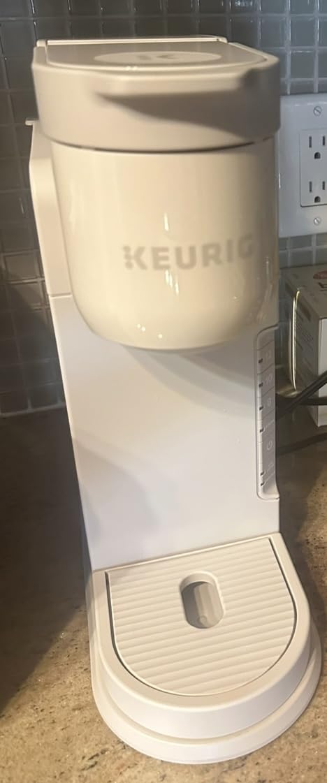 Keurig K-Express Single Serve K-Cup Pod Coffee Maker, 3 Brew Sizes, Strong Button Feature, 42oz Removable Reservoir, Warm Stone customer photo 1