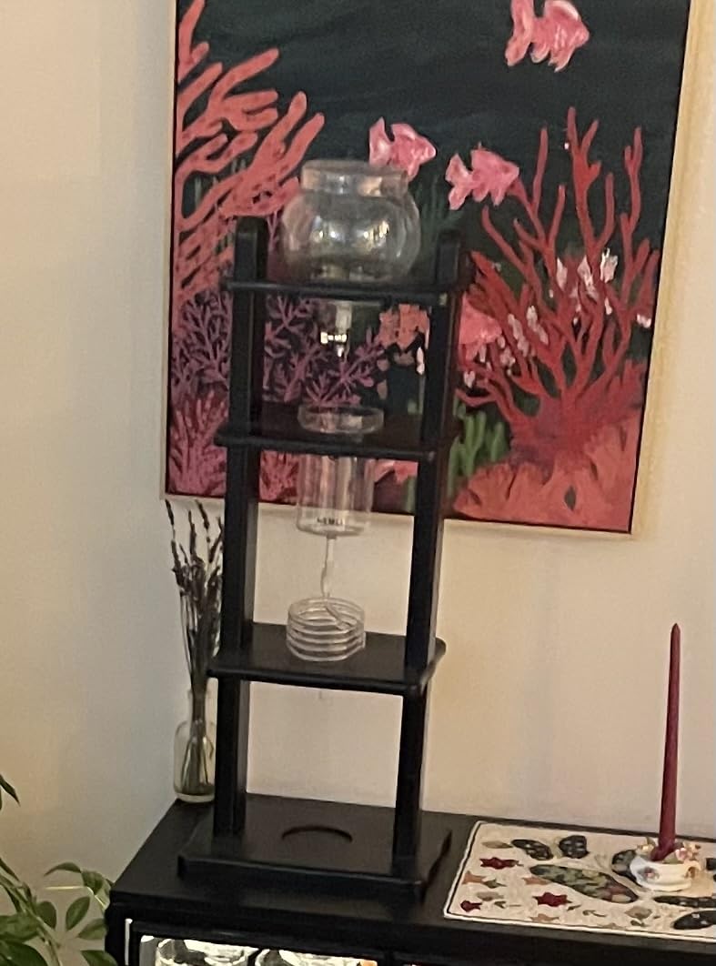 Cold Drip Coffee Maker, Cold Brew Coffee Tower, Slow Drip Japanese Cold Brew Maker, 32 oz, Ice Coffee Tower (ICT2), Black customer photo 1