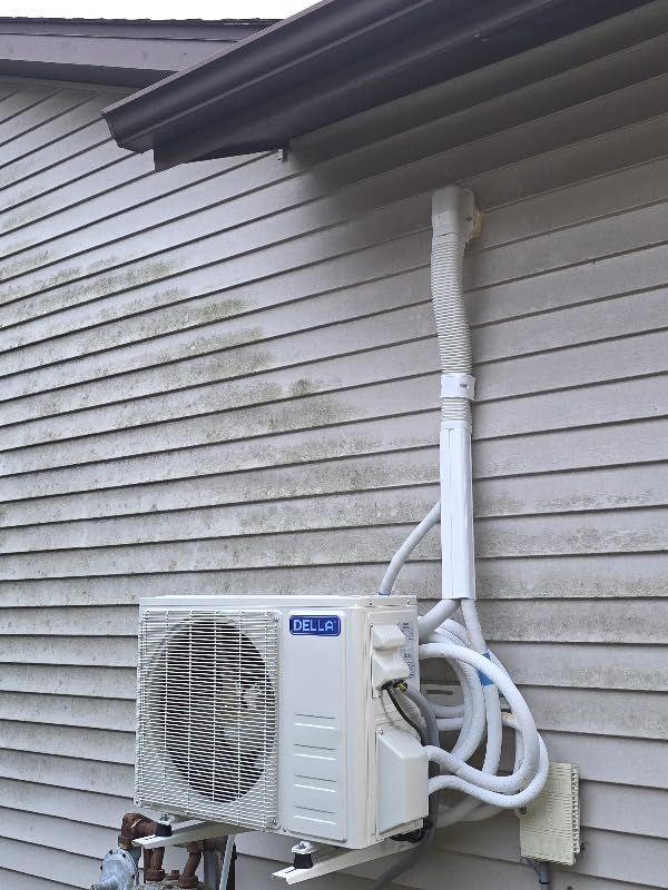DELLA Hyper Heat Lower as -13℉ 12,000 BTU WiFi Mini Split,Work with Alexa,Energy Star 115V 23 SEER2,Cools Up to 550 Sq. Ft,Inverter AC with 1 Ton Pre-Charged Heat Pump & 16.4ft Installation Kits customer photo 2